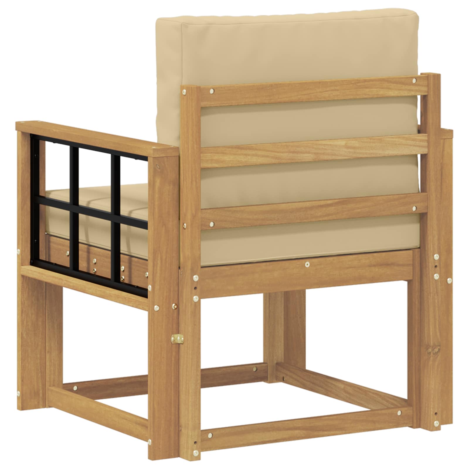 2 Komad Set vanjskih sofa Poliester Bijela i Bež