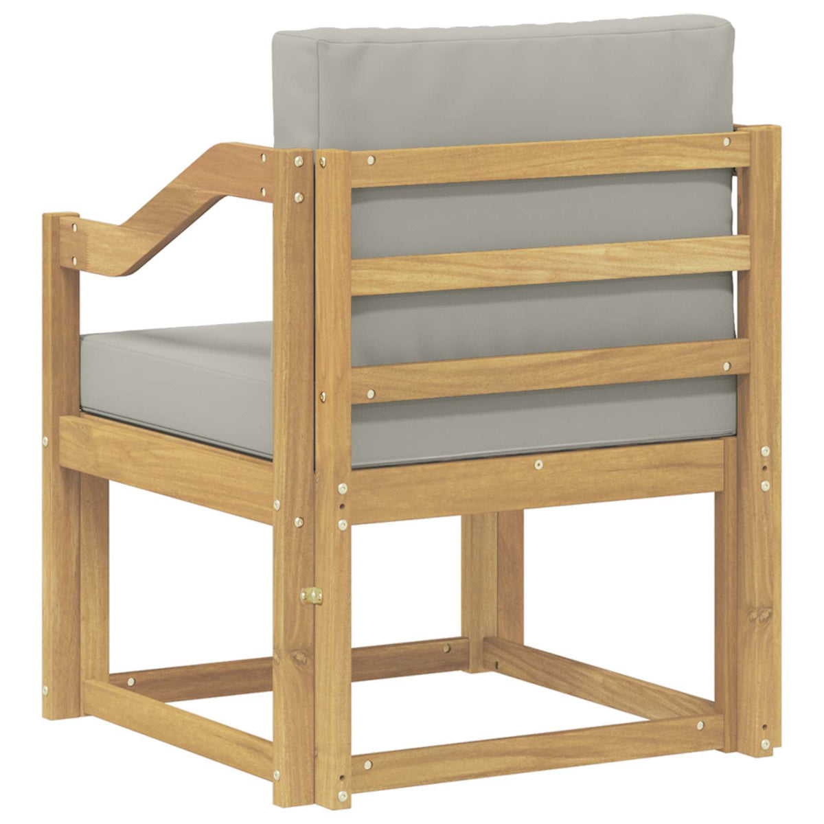 2 Komad Set vanjskih sofa Poliester Bijela i svijetlosiva