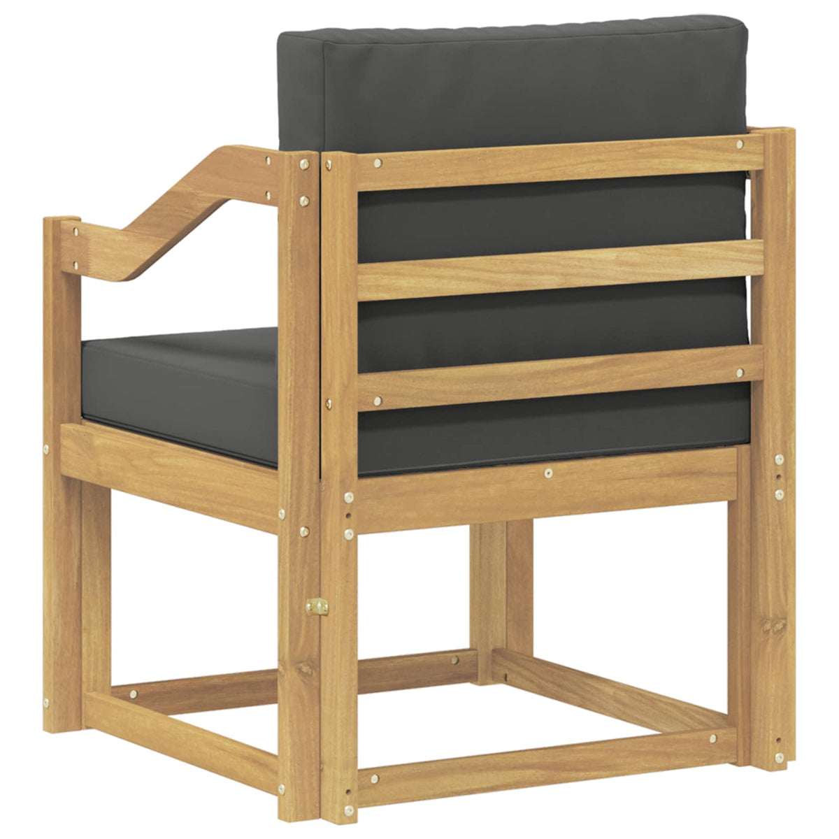 2 Komad Set vanjskih sofa Poliester Bijela i Antracit