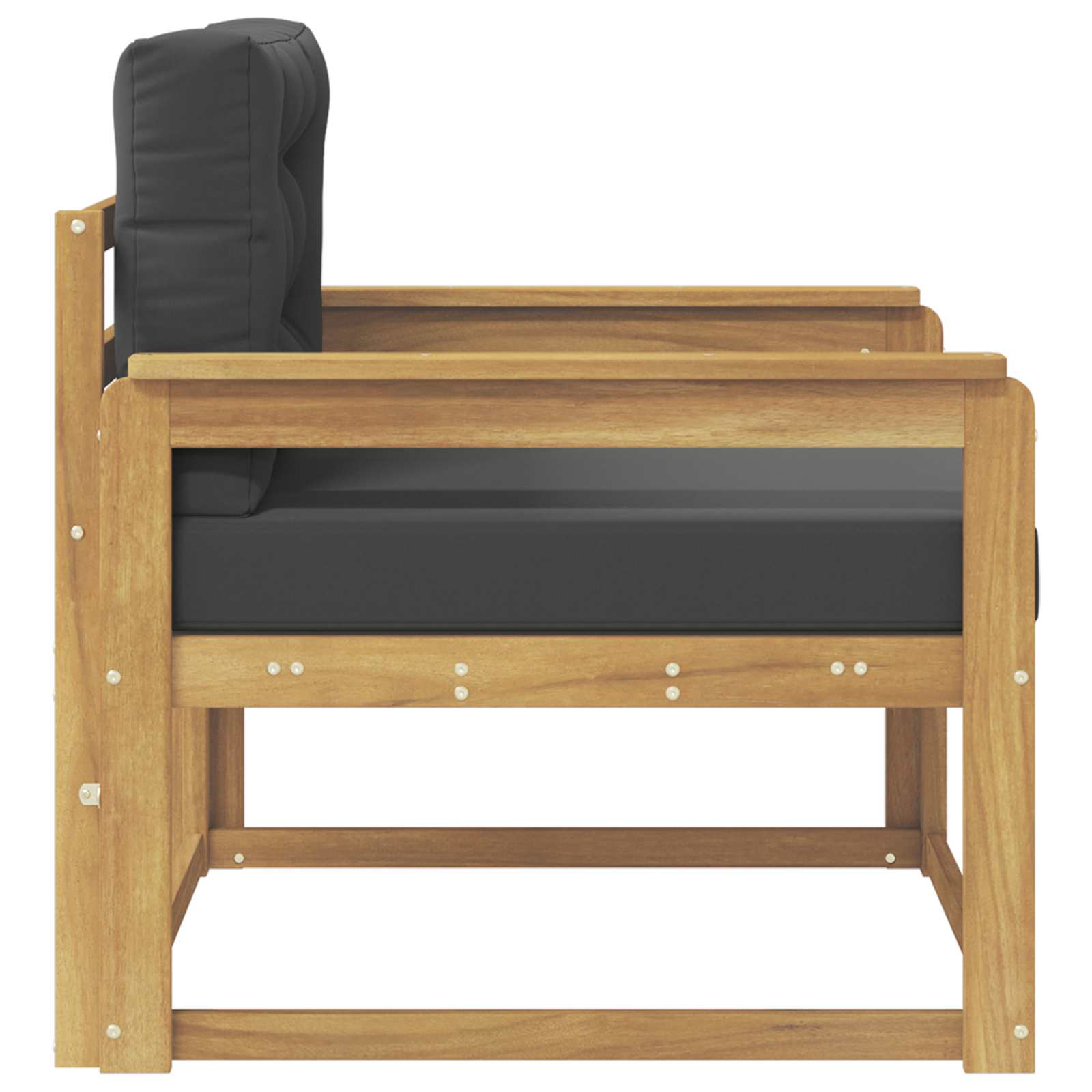 Srednja sofa za van Poliester Bijela