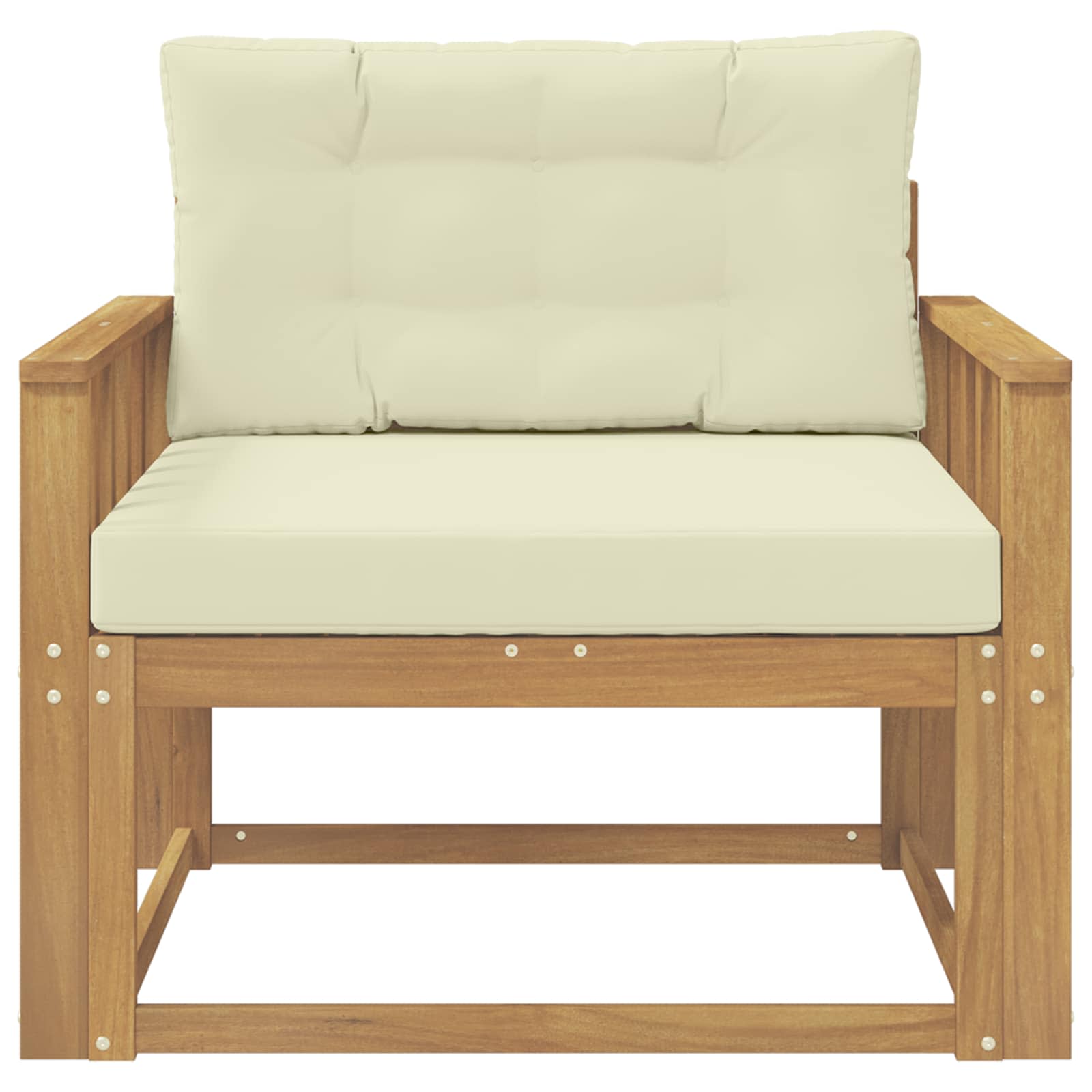 Srednja sofa za van Poliester Bijela