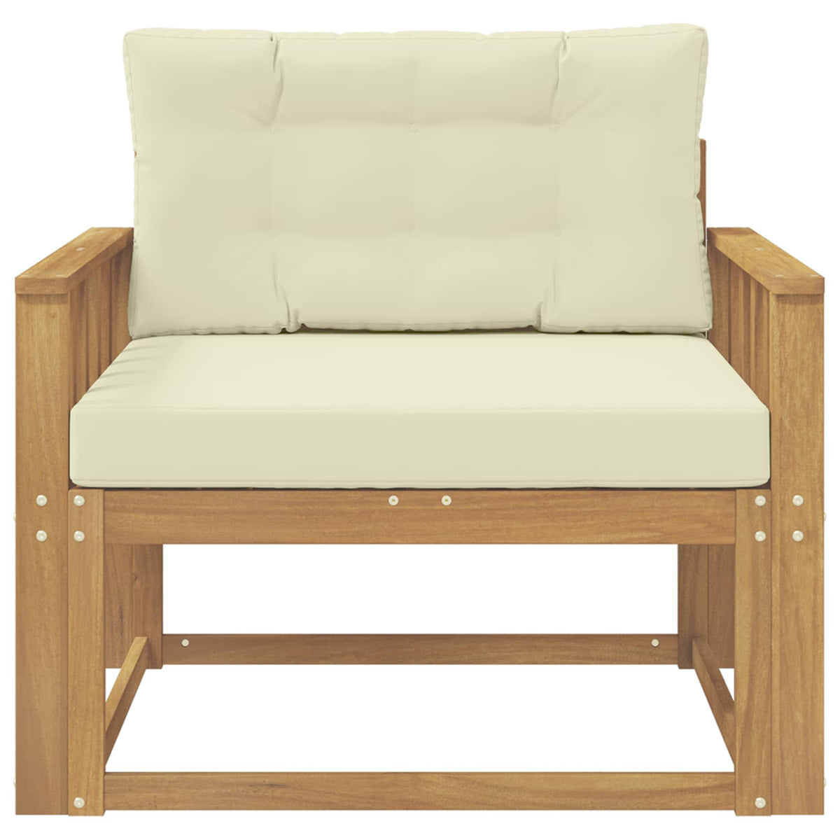 Srednja sofa za van Poliester Bijela