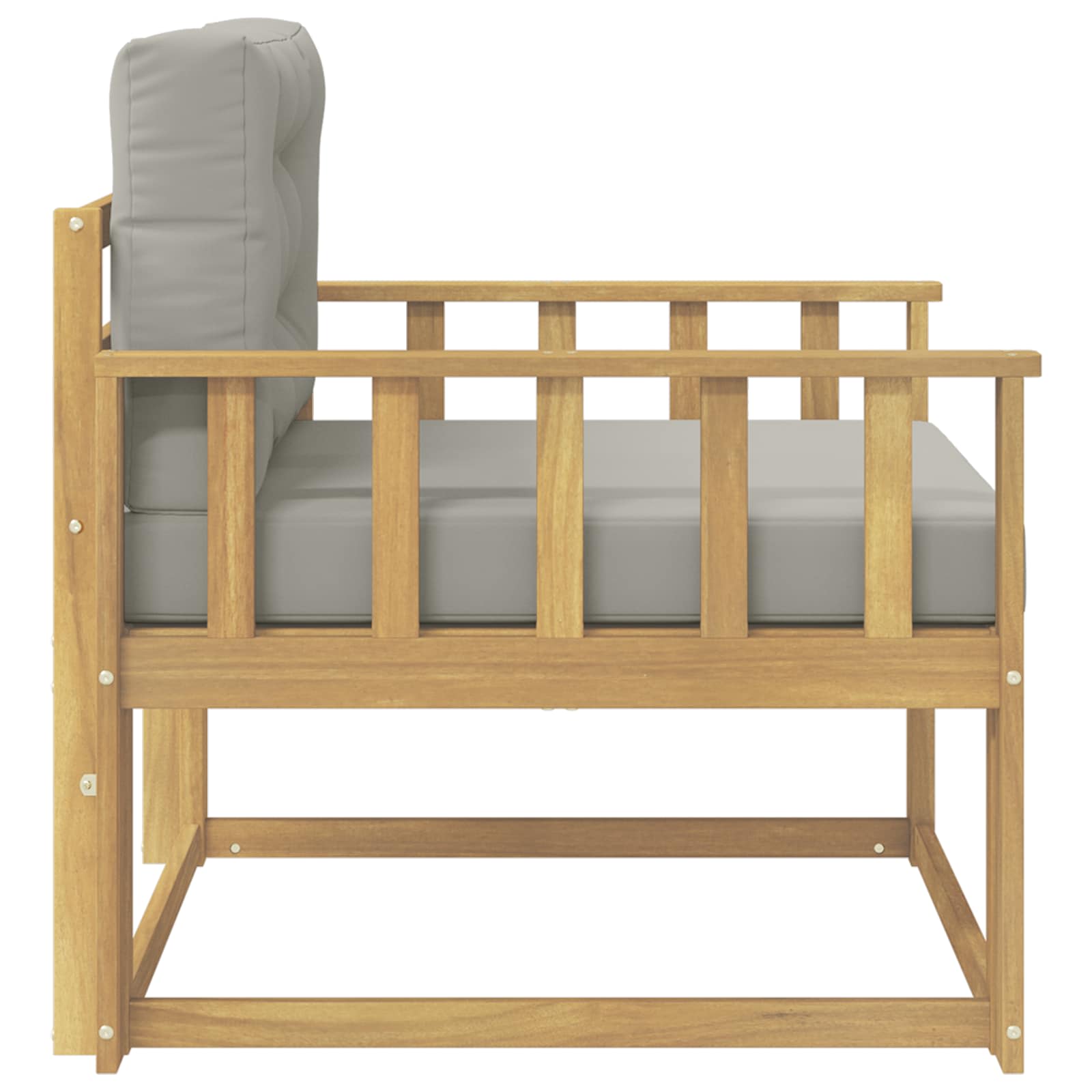 Srednja sofa za van Poliester Bijela