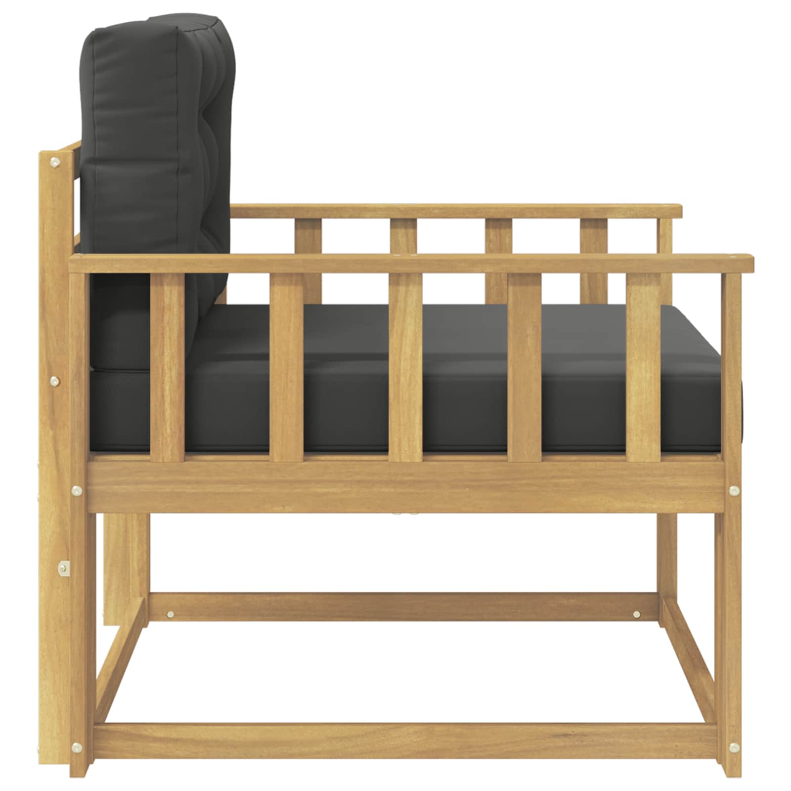 Srednja sofa za van Poliester Bijela