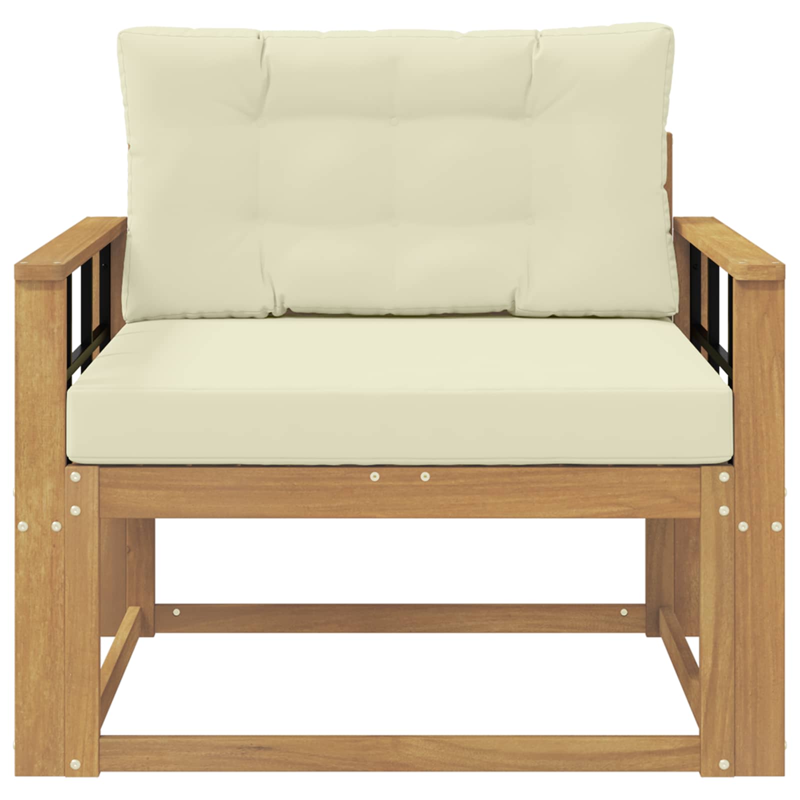 Srednja sofa za van Poliester Bijela