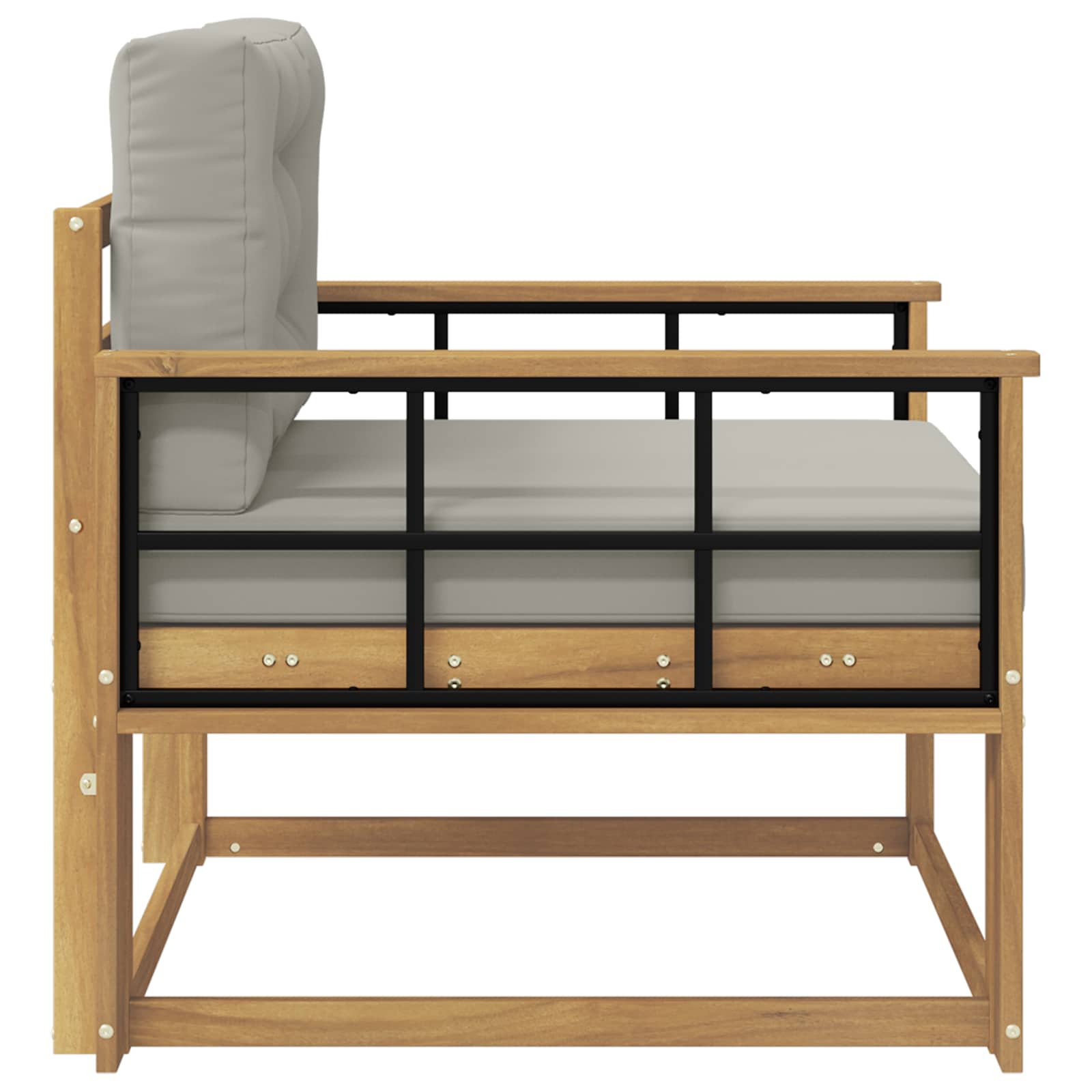 Srednja sofa za van Poliester Bijela
