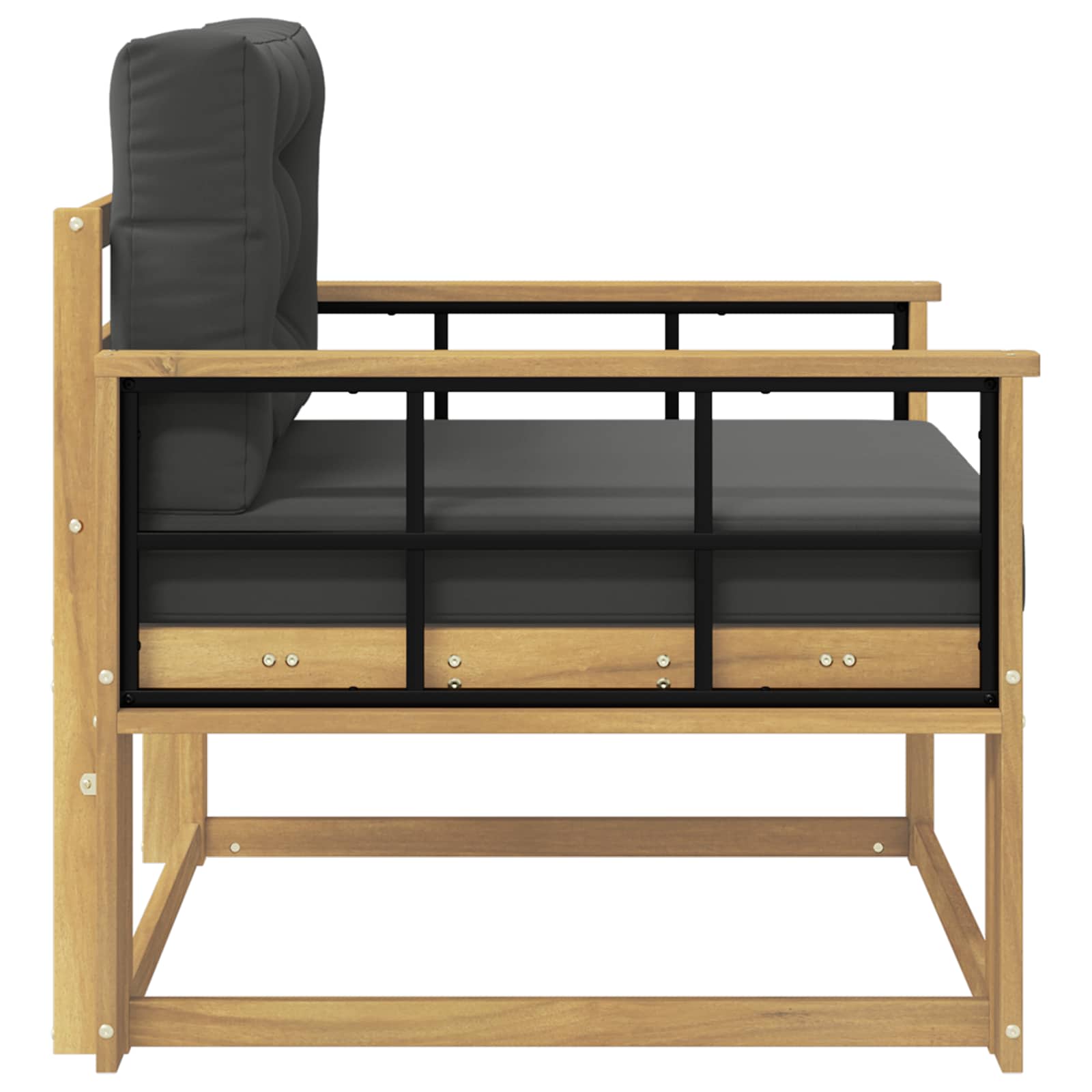 Srednja sofa za van Poliester Bijela