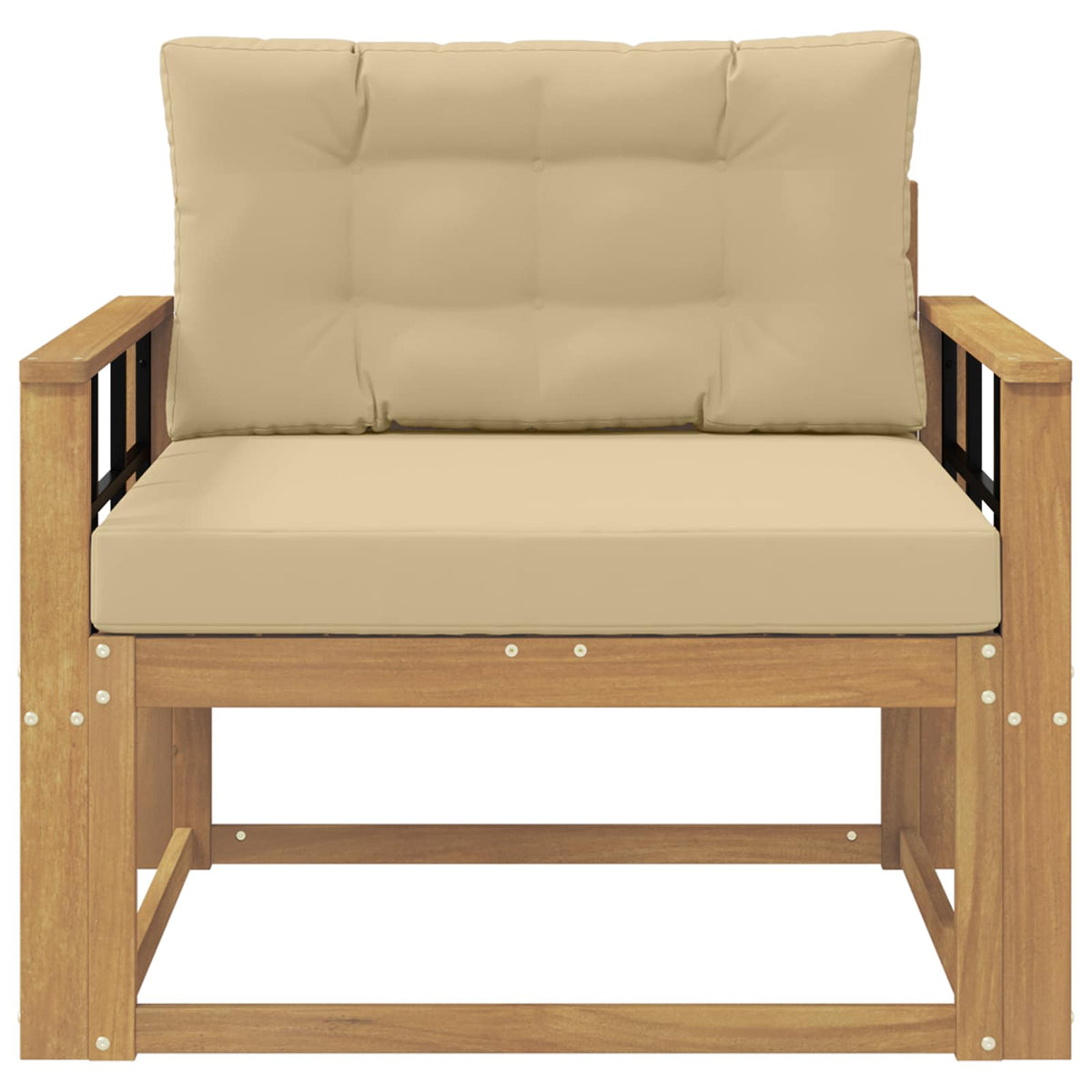 Srednja sofa za van Poliester Bijela