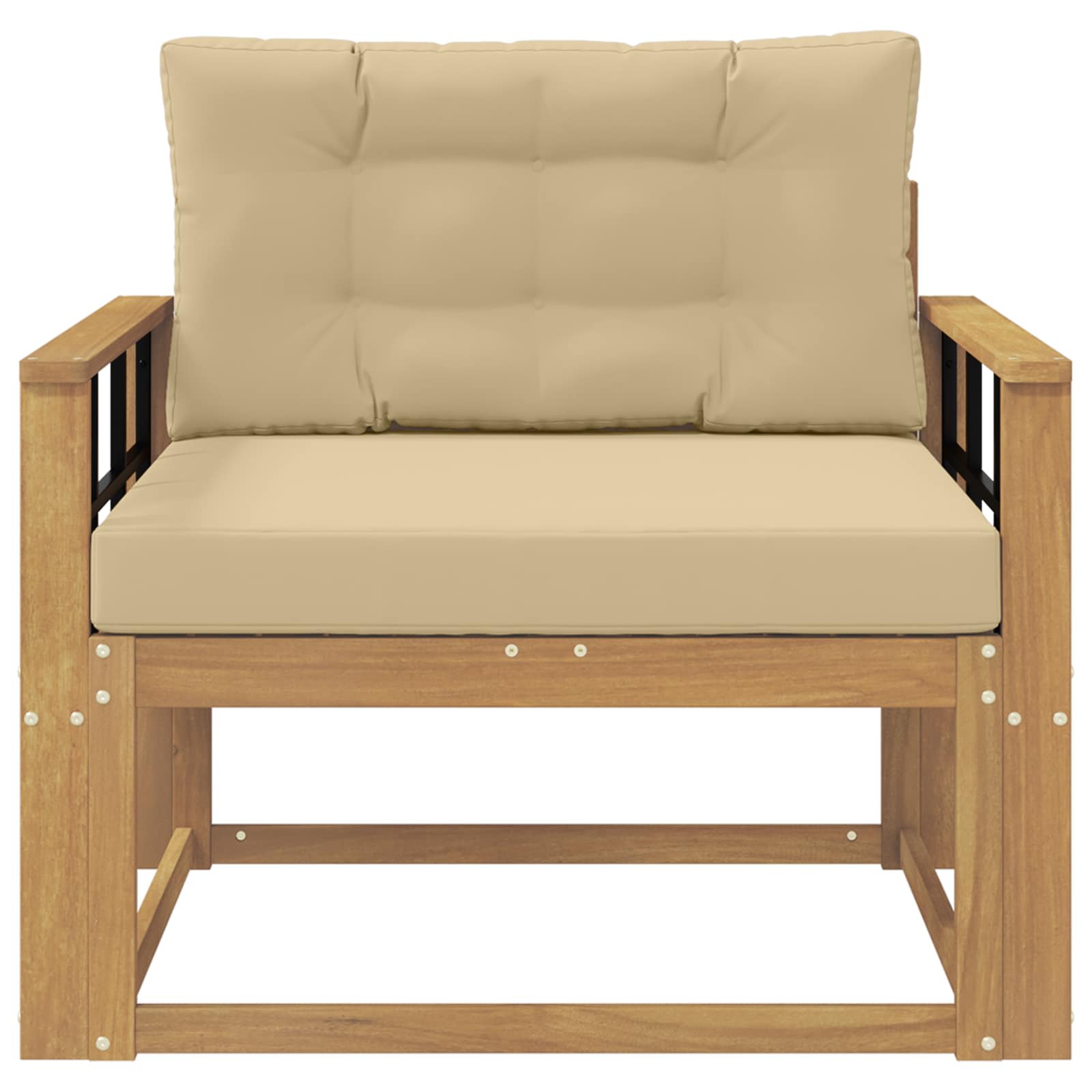 Srednja sofa za van Poliester Bijela