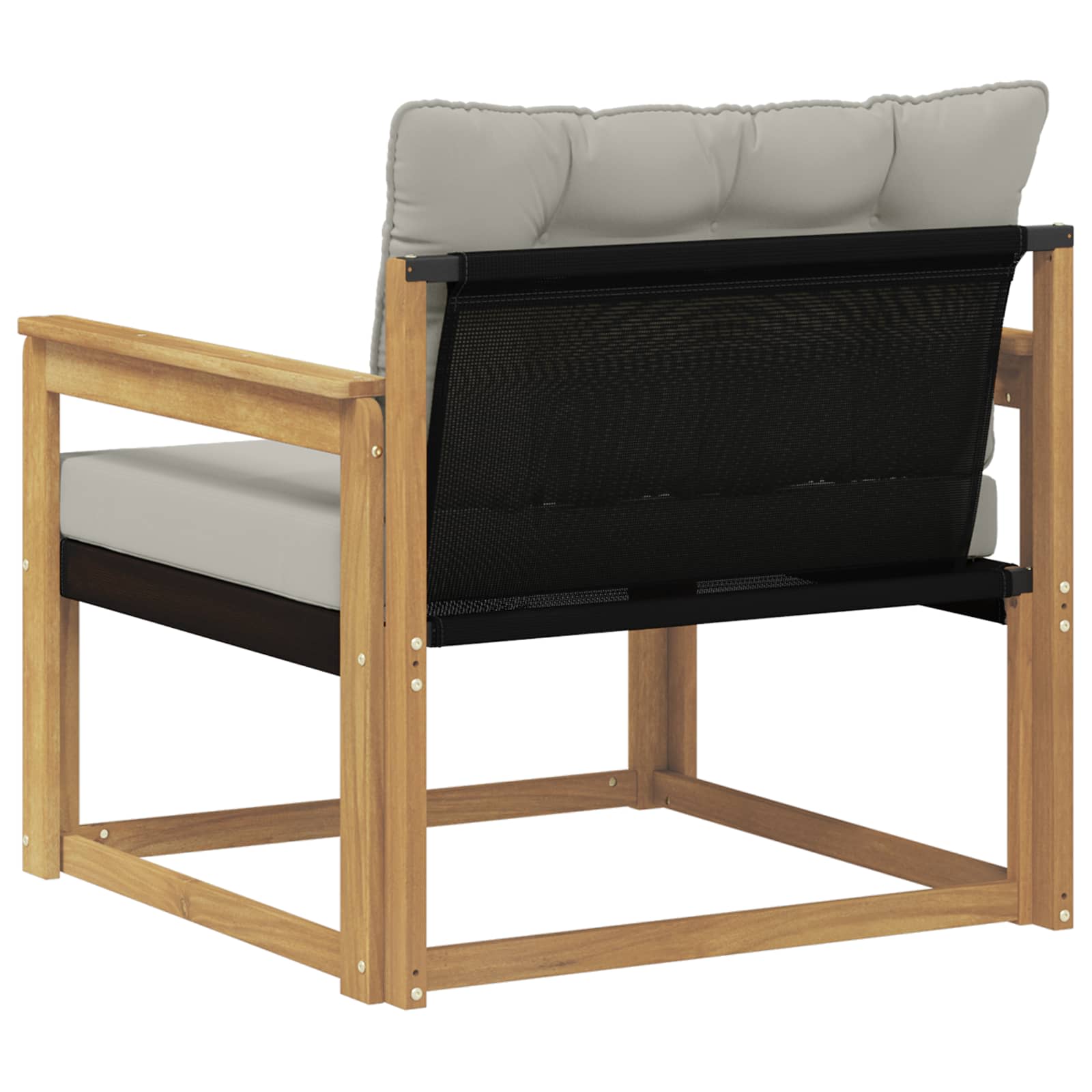 Set vanjskih sofa Čvrsto drvo akacije i Textilene