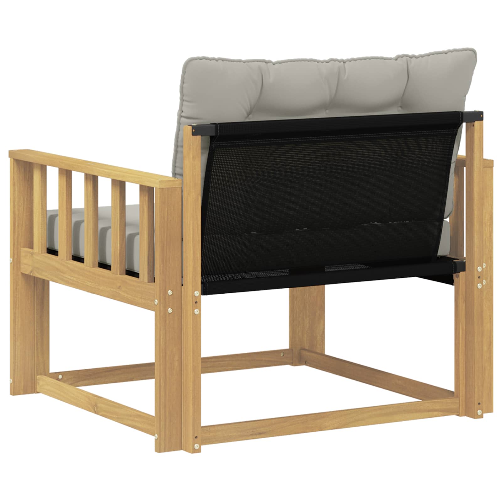 Set vanjskih sofa Čvrsto drvo akacije i Textilene