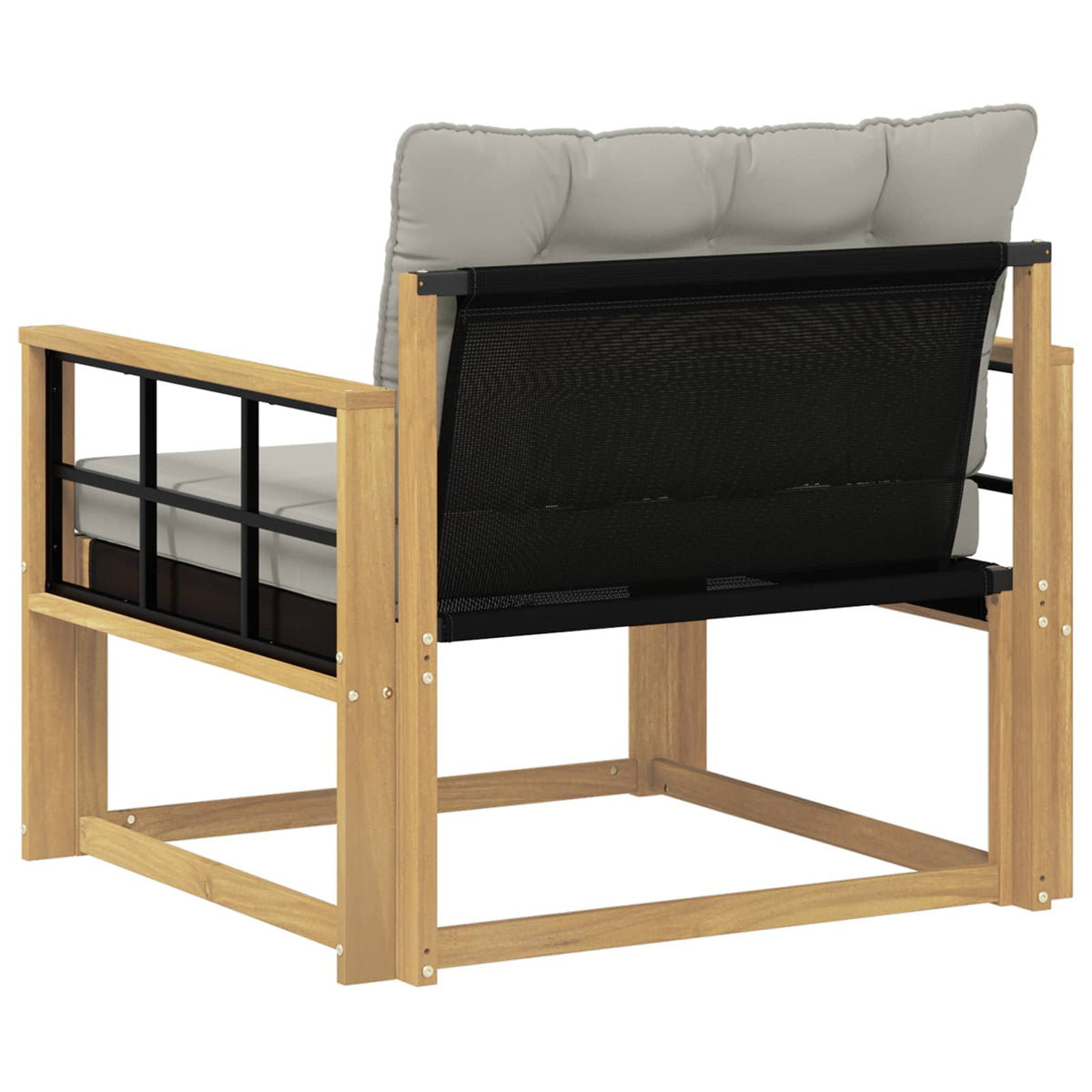 Set vanjskih sofa Čvrsto drvo akacije i Textilene