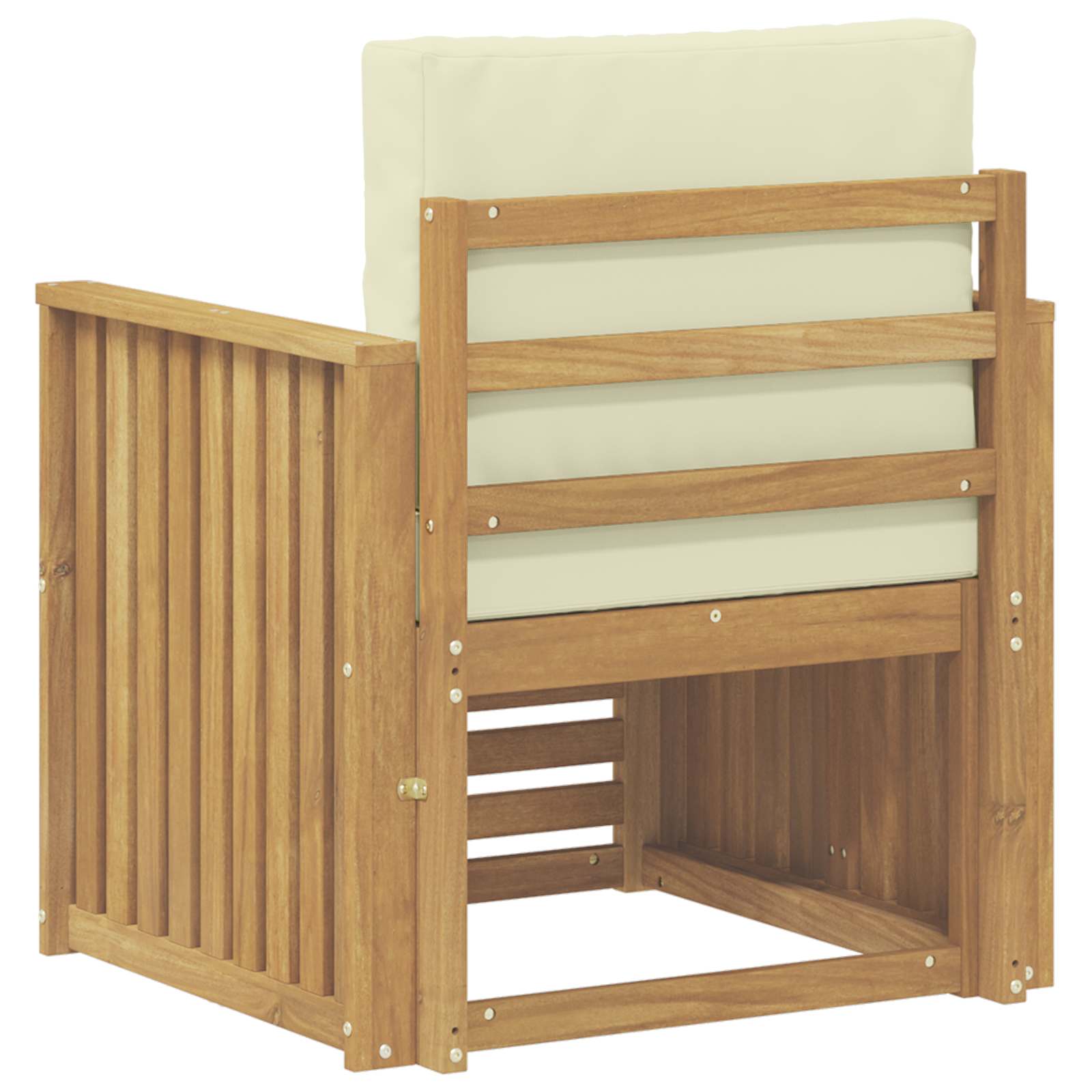Set vanjskih sofa Poliester Bijela