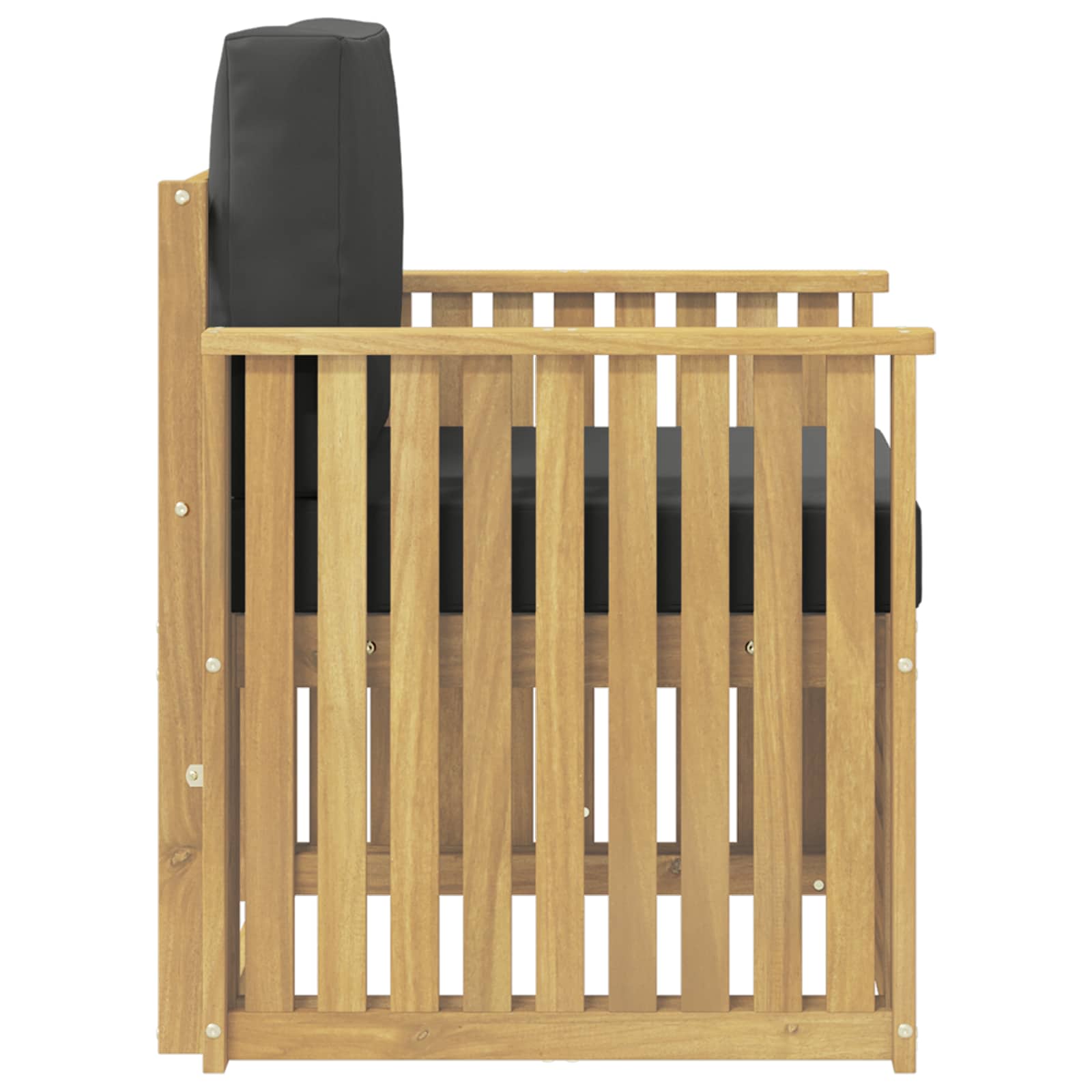 Set vanjskih sofa Poliester Bijela