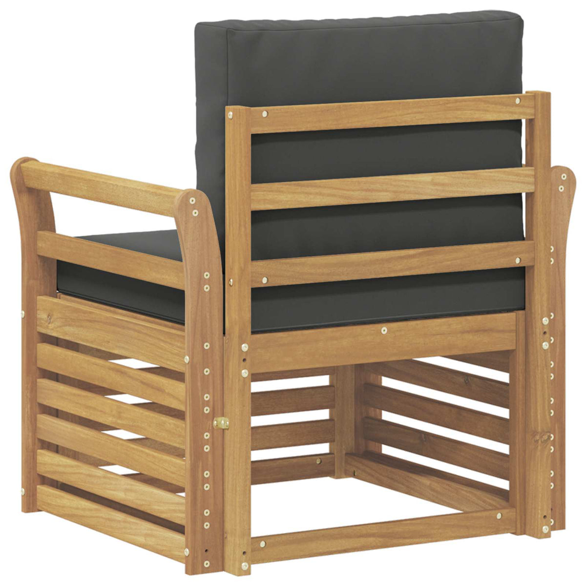 Set vanjskih sofa Poliester Bijela