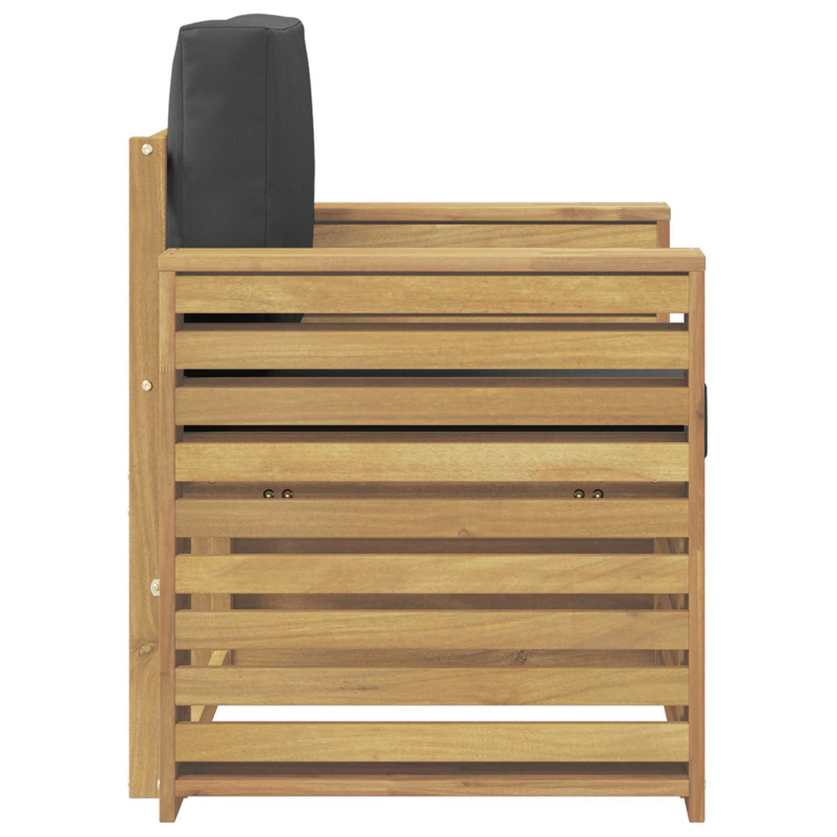 Set vanjskih sofa Poliester Bijela