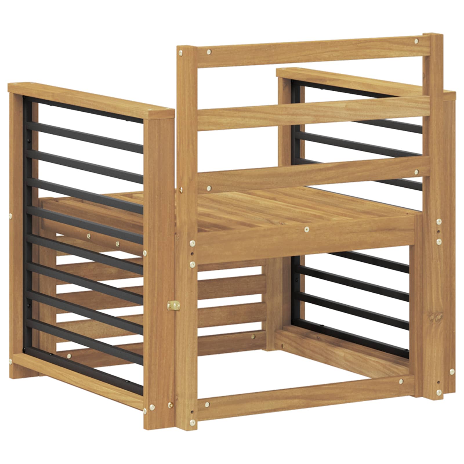 Set vanjskih sofa Čvrsto drvo akacije Bijela