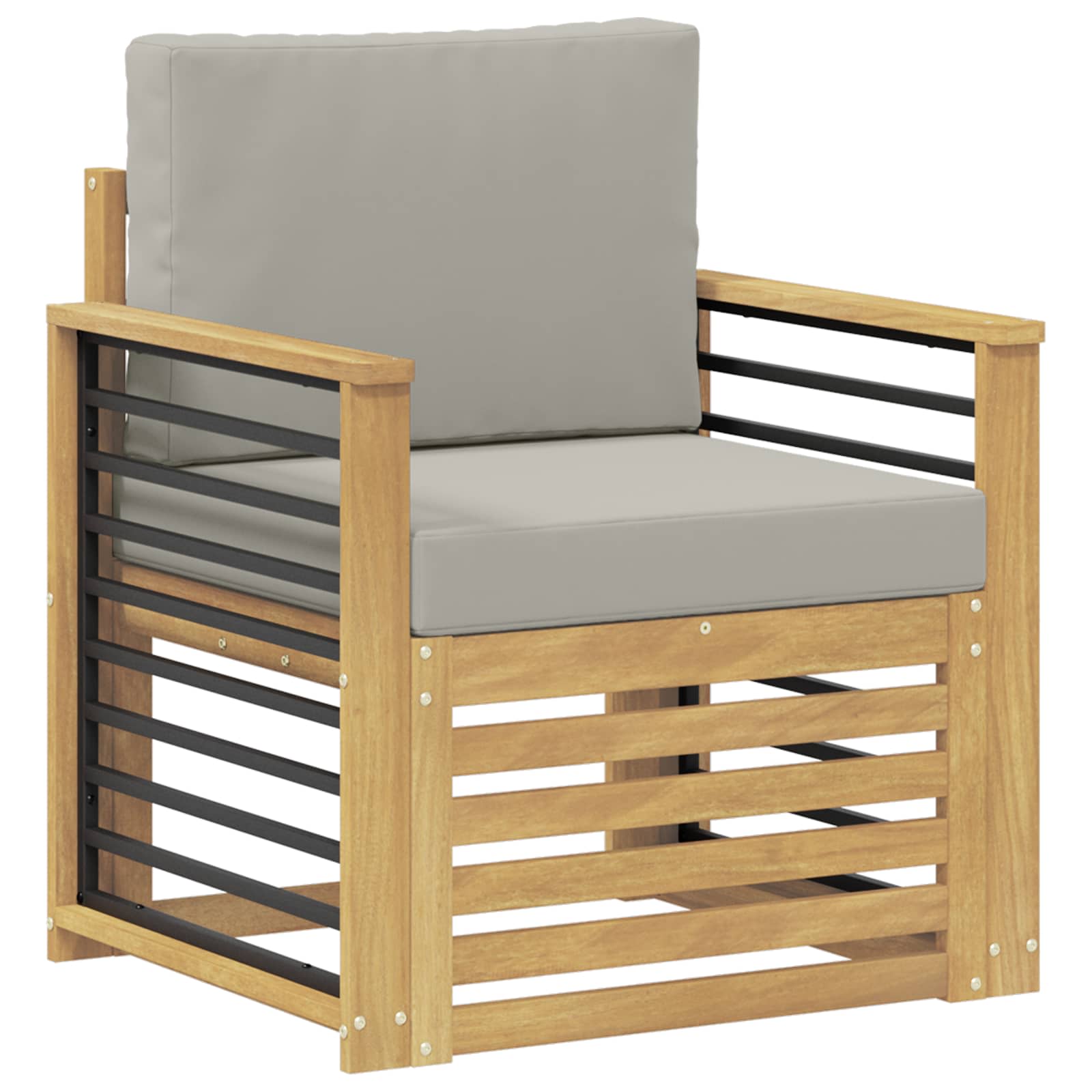 Set vanjskih sofa Poliester Bijela