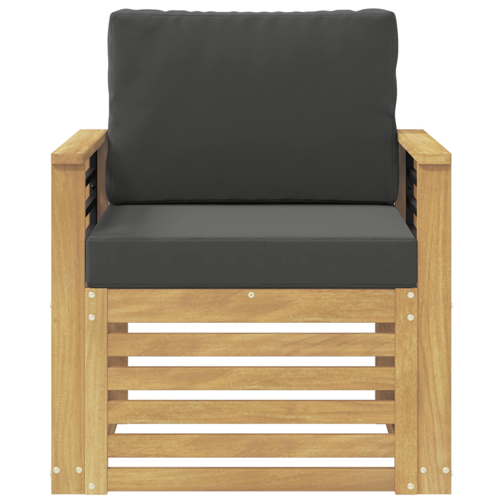 Set vanjskih sofa Poliester Bijela