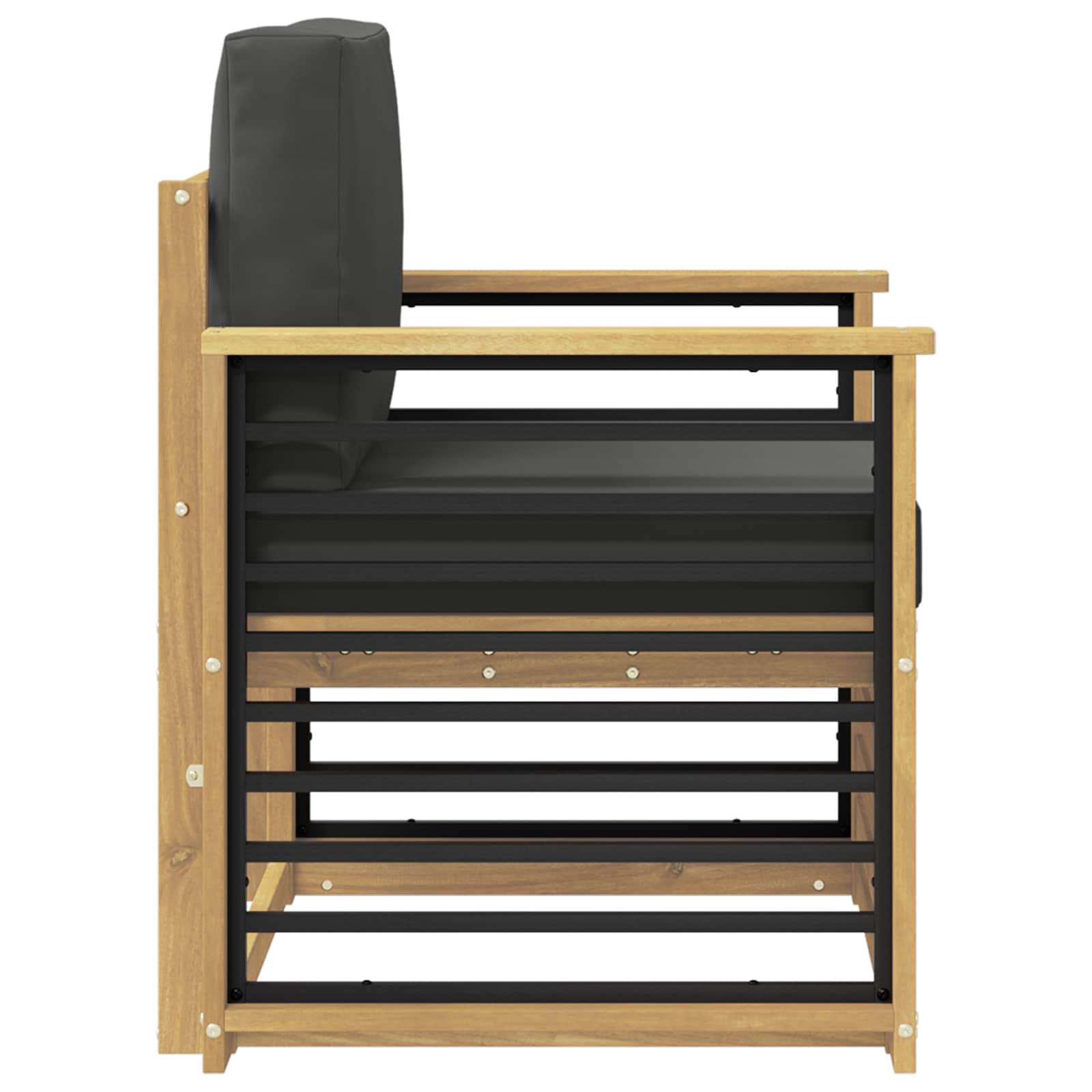 Set vanjskih sofa Poliester Bijela