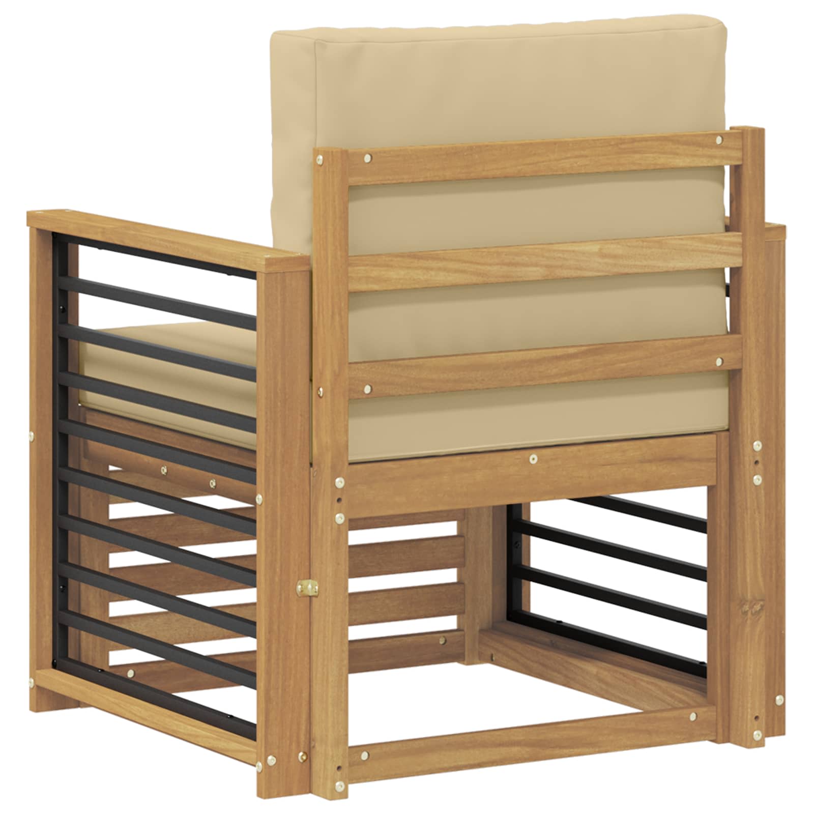 Set vanjskih sofa Poliester Bijela