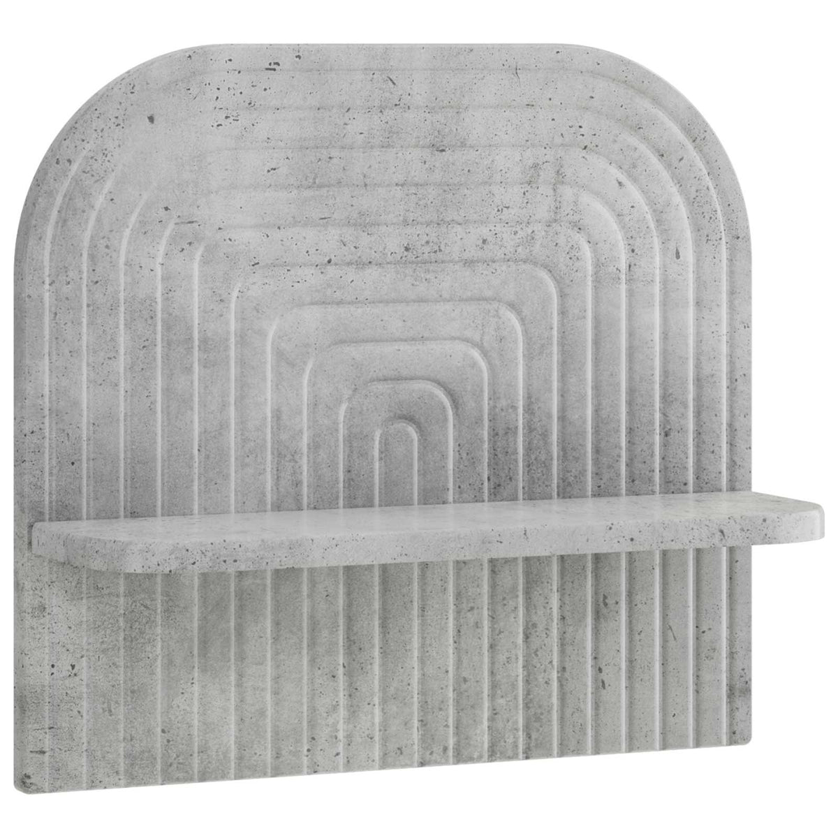 Zidna polica 2 kom. Betonska siva 41 x 13,5 x 37,5 cm