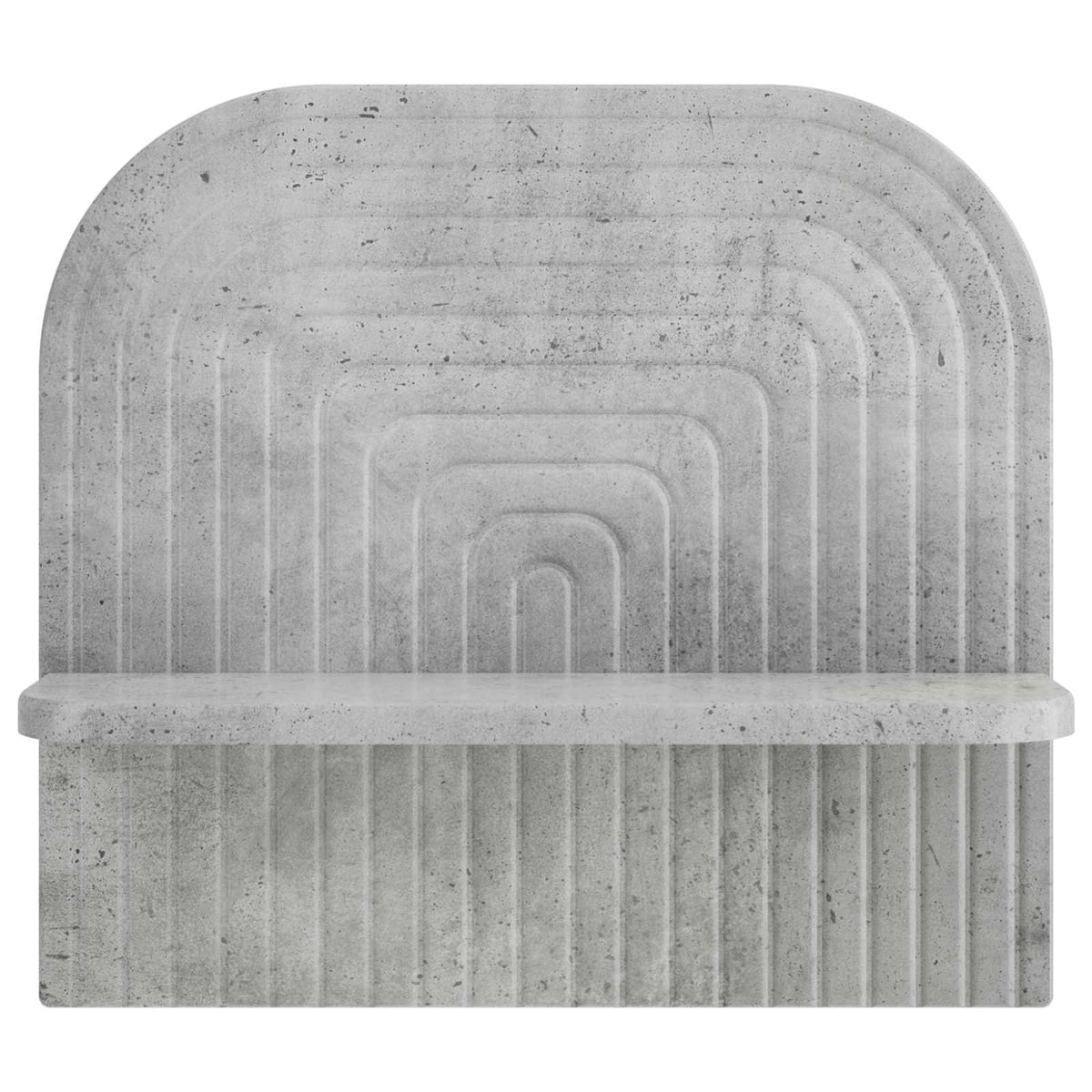 Zidna polica 2 kom. Betonska siva 41 x 13,5 x 37,5 cm