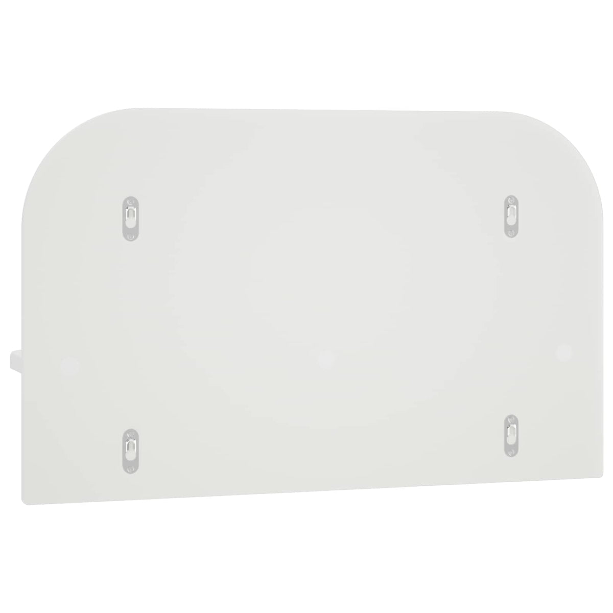 Zidna polica 2 kom. Bijela visokog sjaja 60 x 13.5 x 37.5 cm
