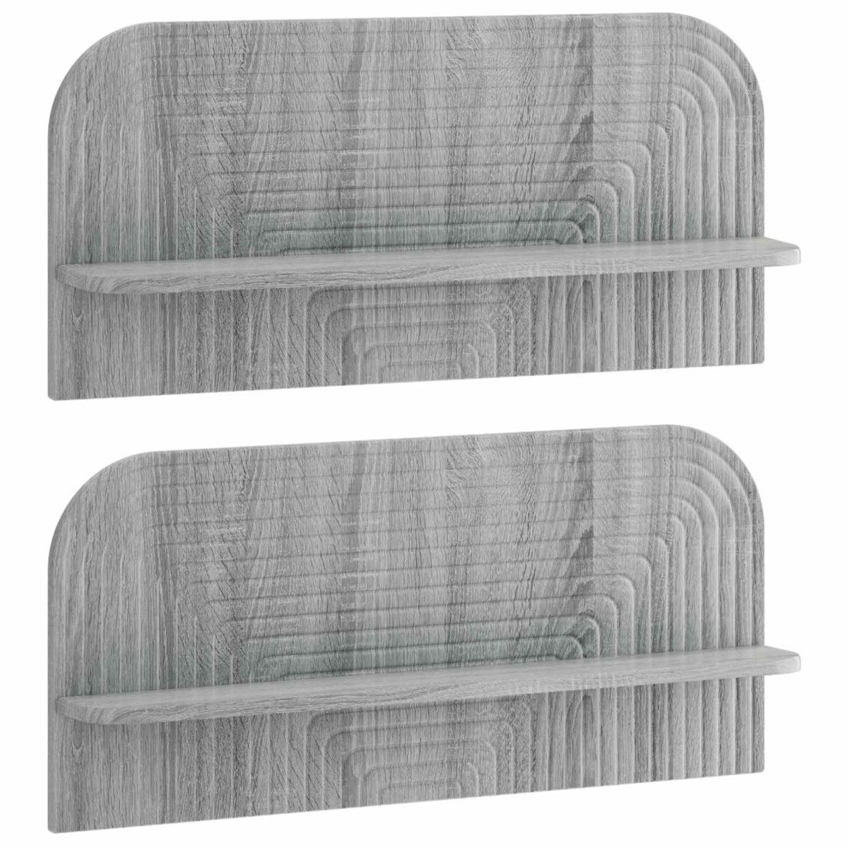 Zidna polica 2 kom. Siva Sonoma 80,5 x 13,5 x 37,5 cm