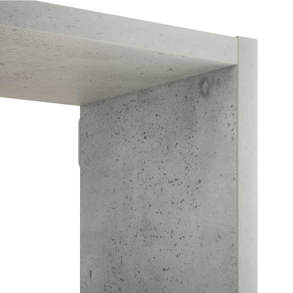 Polica na zidu Betonska siva 103 x 17 x 80 cm Konstruirano drvo