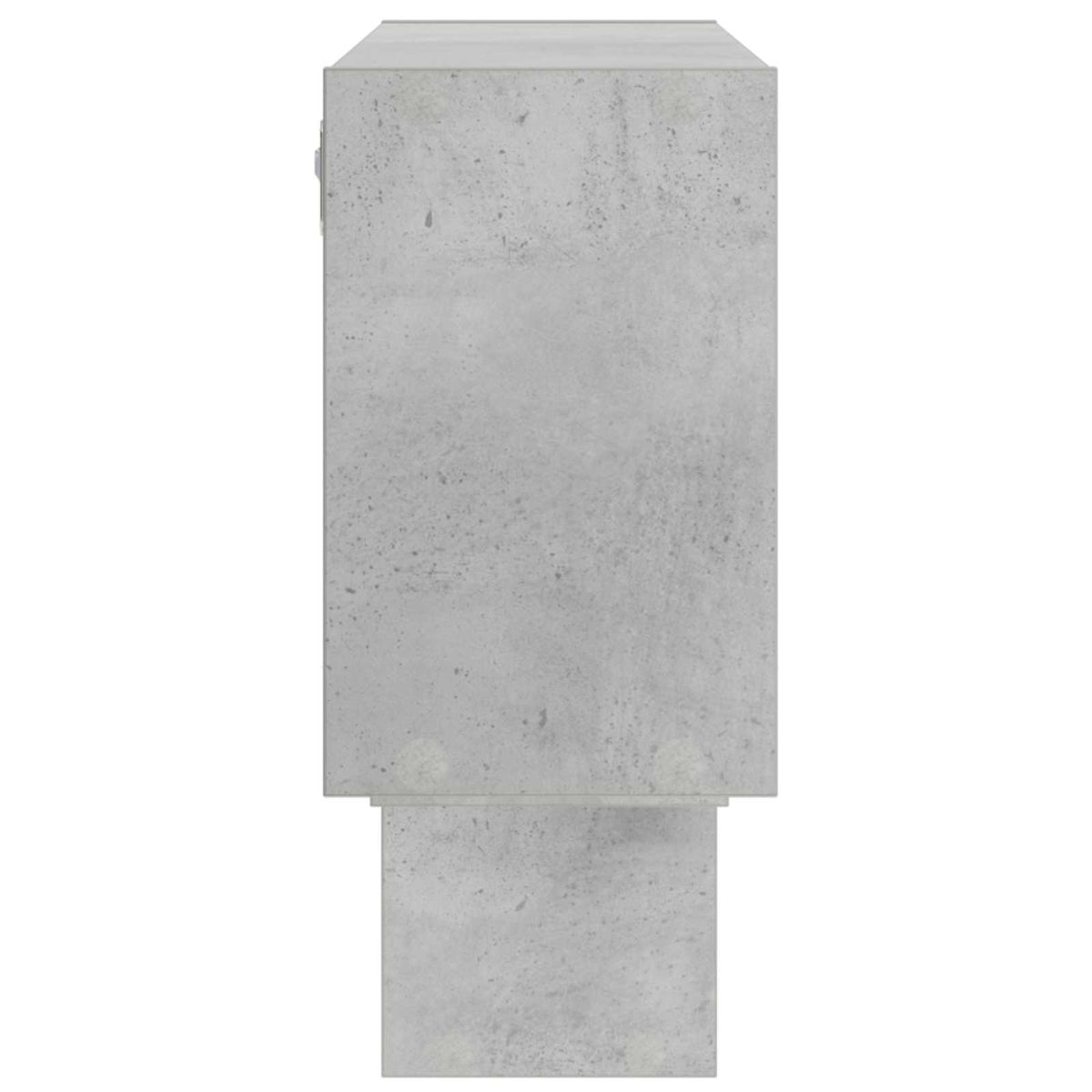 Zidna polica Betonska siva 158 x 17 x 53 cm Konstruirano drvo