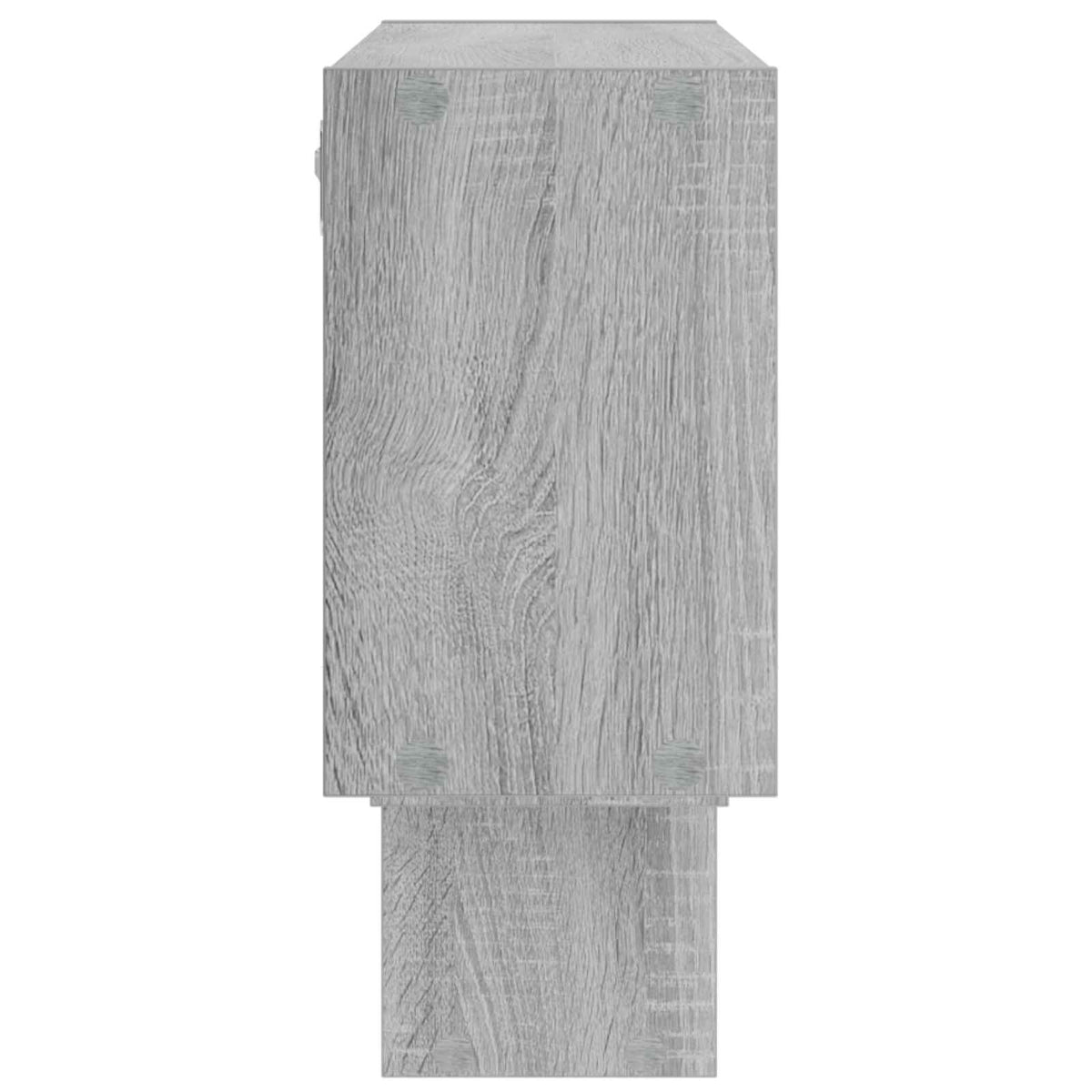 Zidna polica Siva Sonoma 158 x 17 x 53 cm Konstruirano drvo