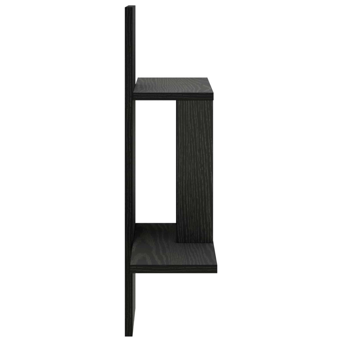 Polica na zidu Crni hrast 59 x 17 x 63 cm Konstruirano drvo