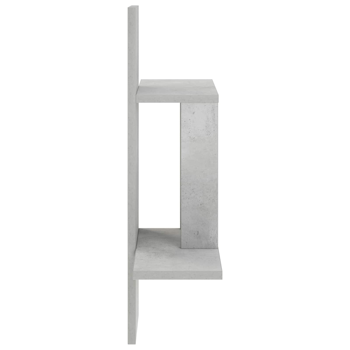 Polica na zidu Betonska siva 59 x 17 x 63 cm Konstruirano drvo