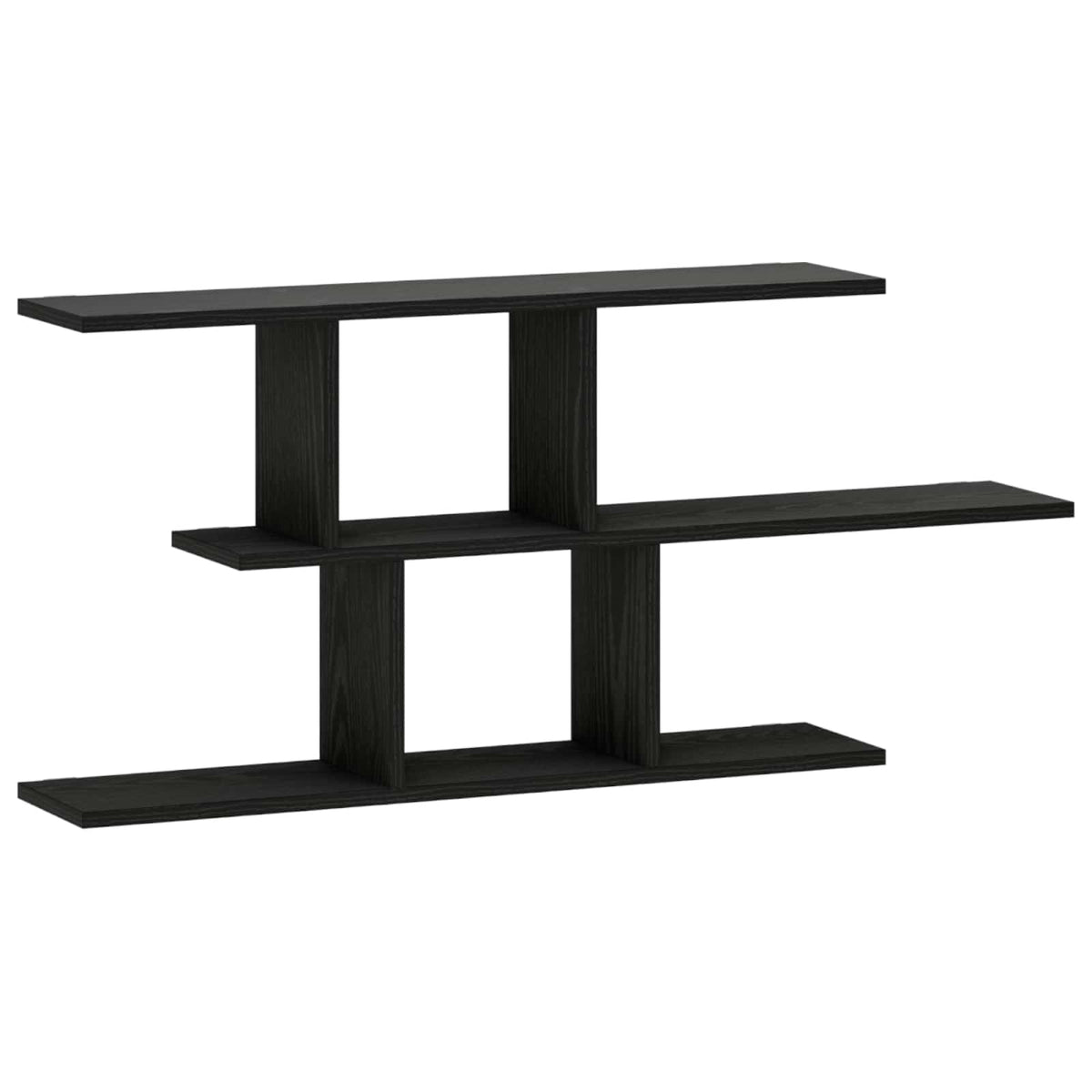 Zidna polica Crni hrast 100 x 17 x 45.5 cm prerađeno drvo