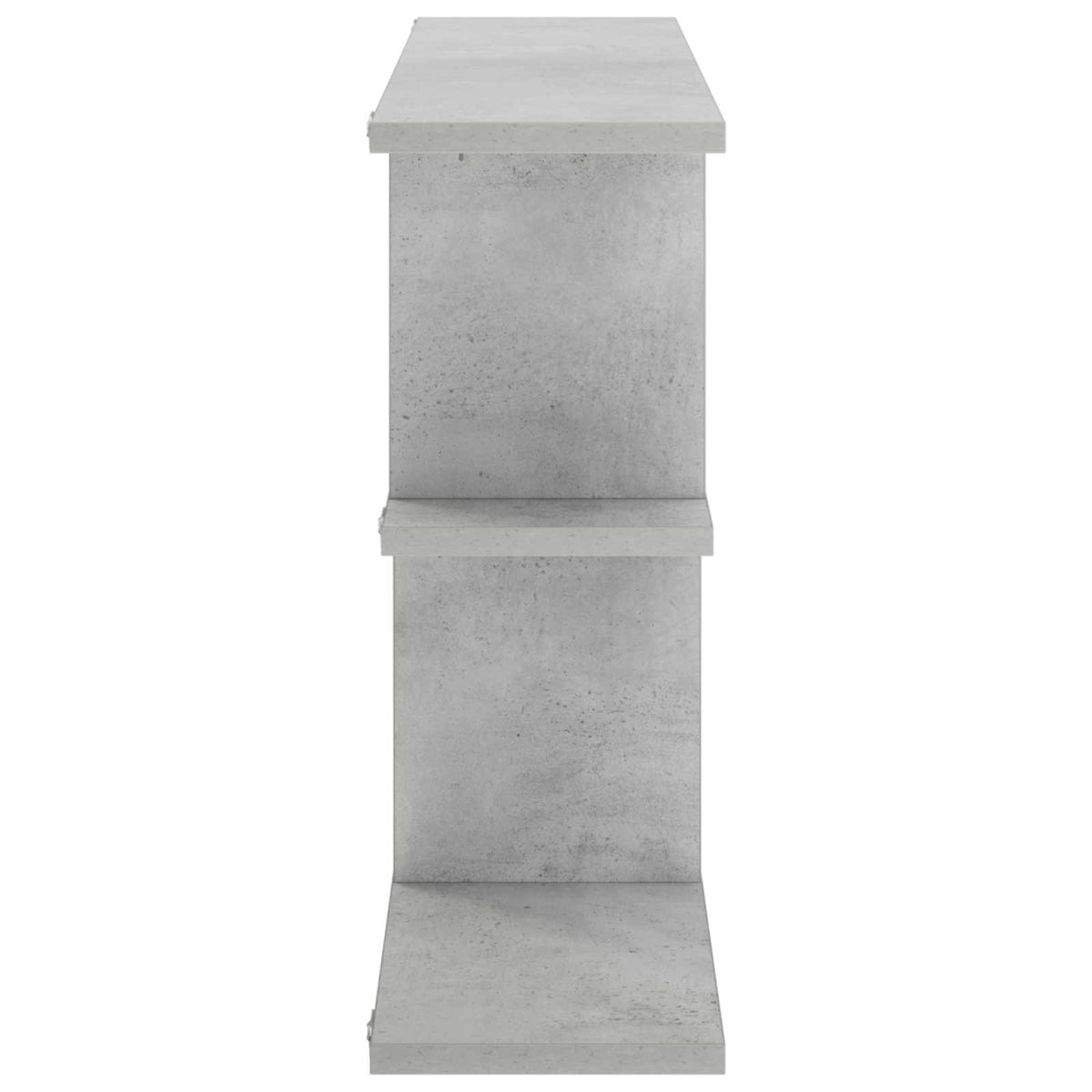 Zidna polica Betonska siva 100 x 17 x 45.5 cm prerađeno drvo