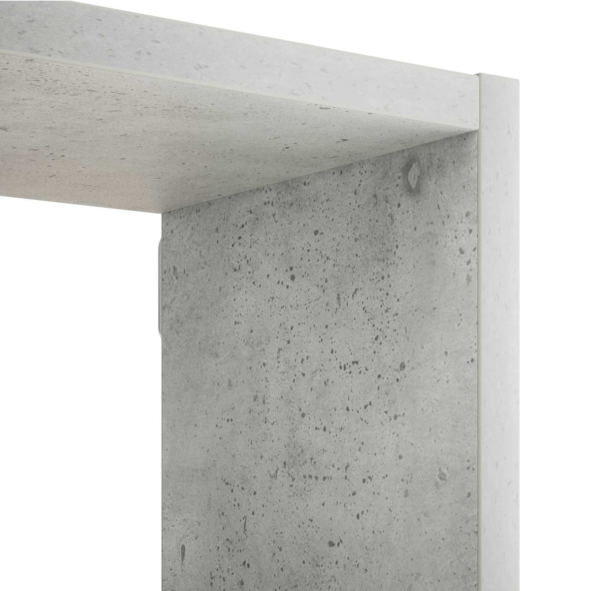 Polica na zidu Betonska siva 87 x 17 x 75 cm Konstruirano drvo