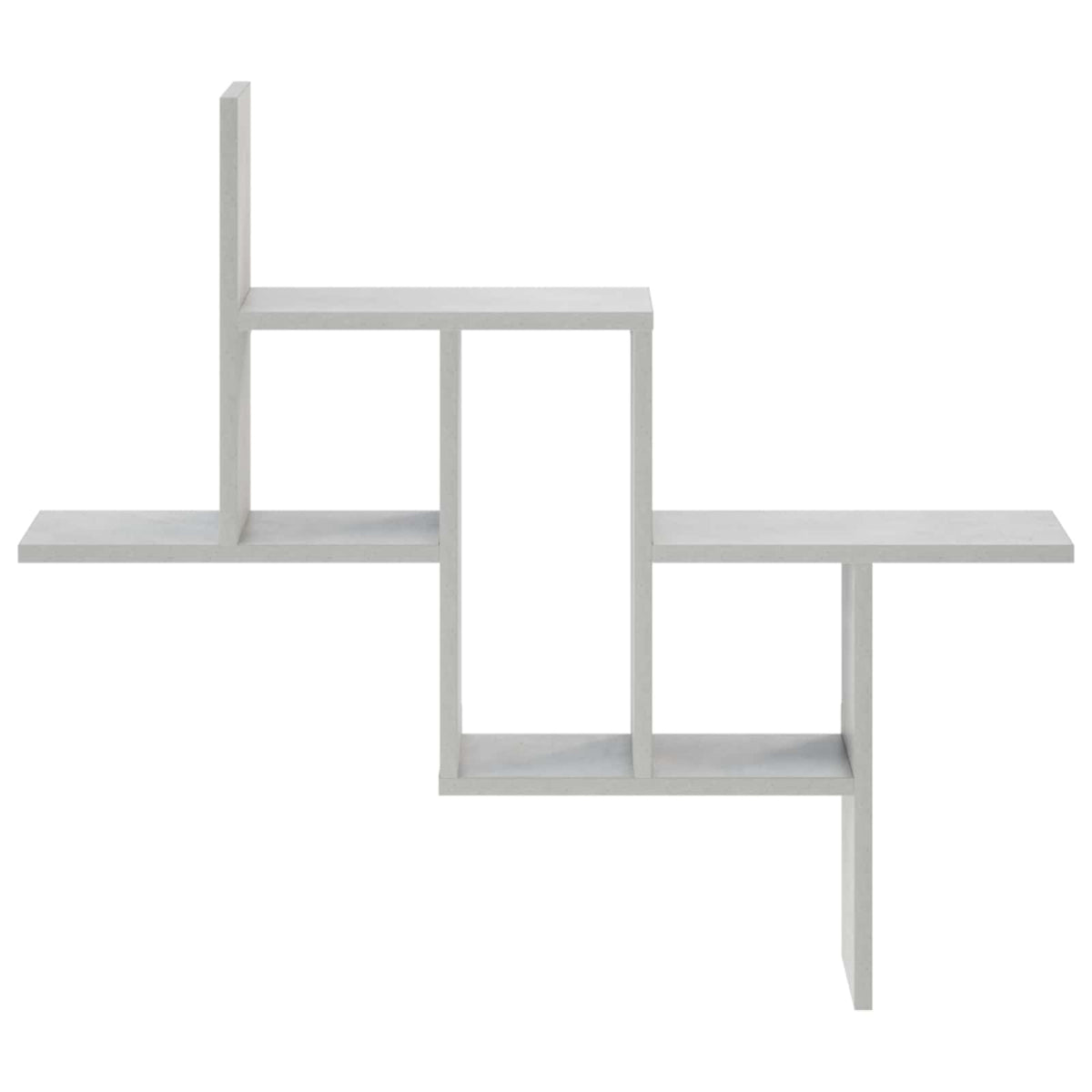 Polica na zidu Betonska siva 87 x 17 x 75 cm Konstruirano drvo