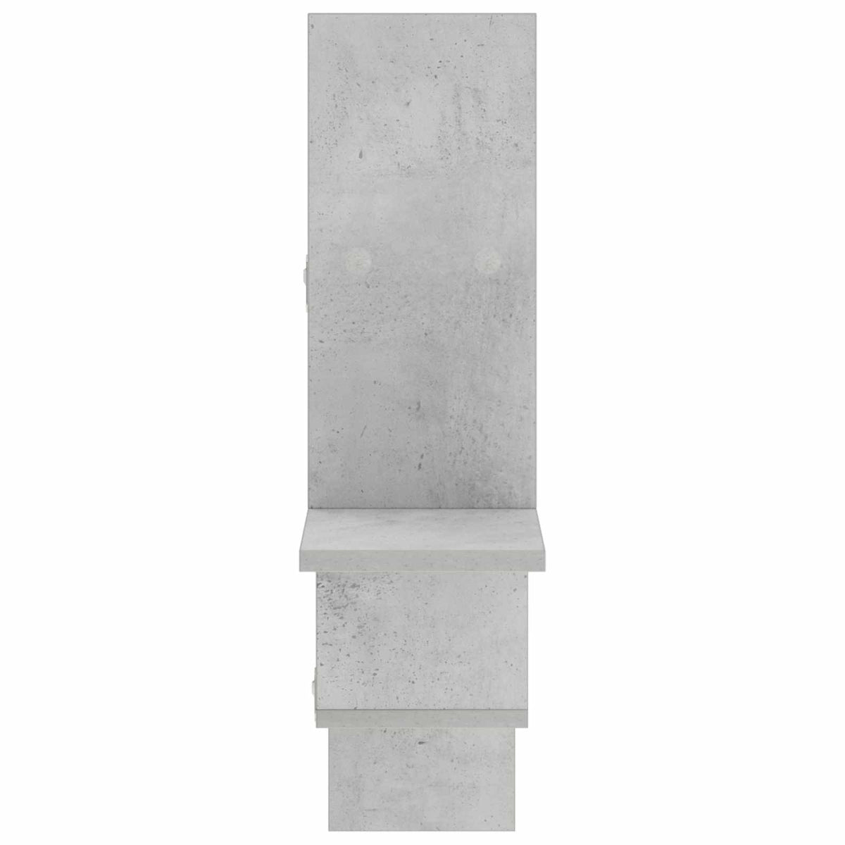 Polica na zidu Betonska siva 87 x 17 x 75 cm Konstruirano drvo