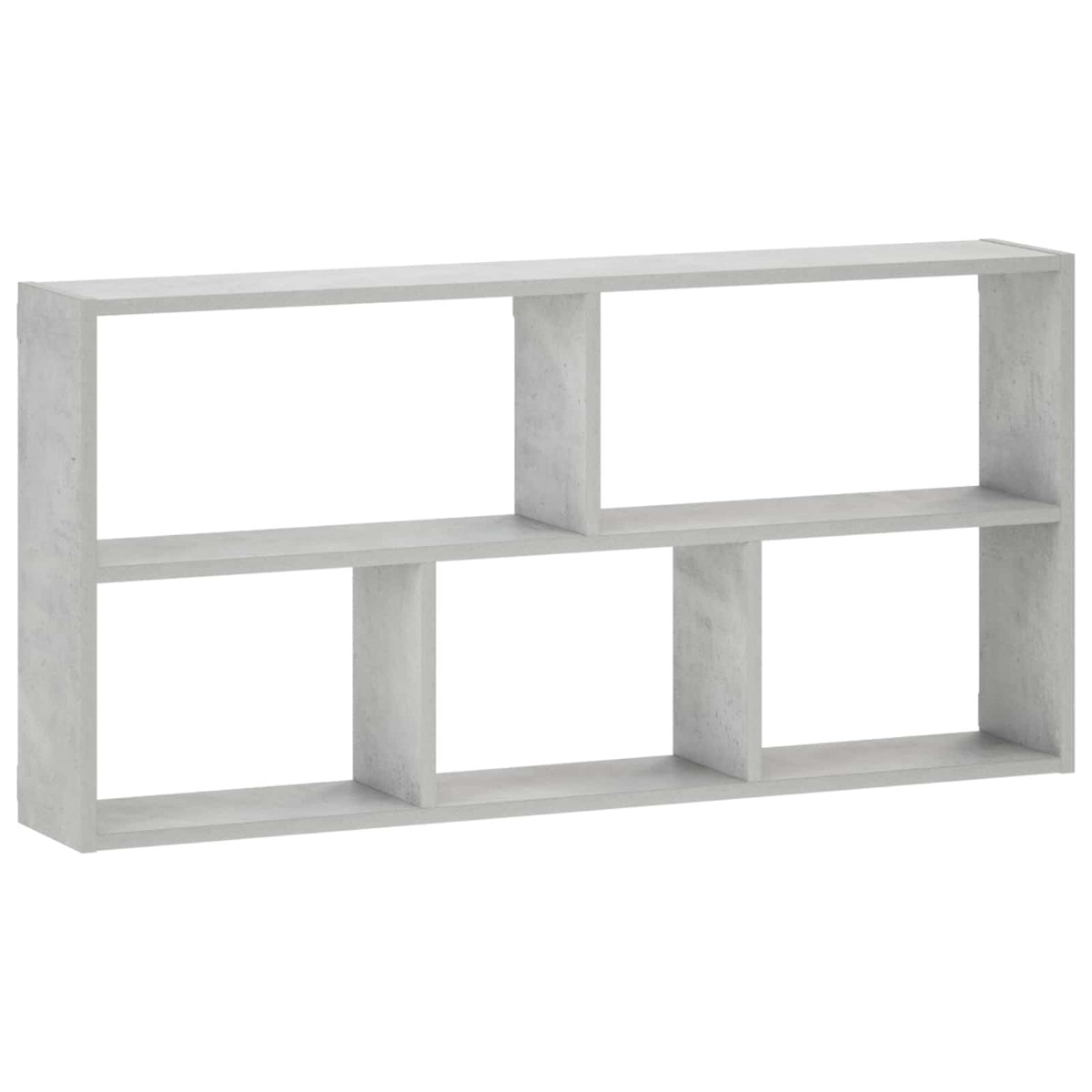 Polica na zidu Betonska siva 102 x 17 x 50 cm Konstruirano drvo