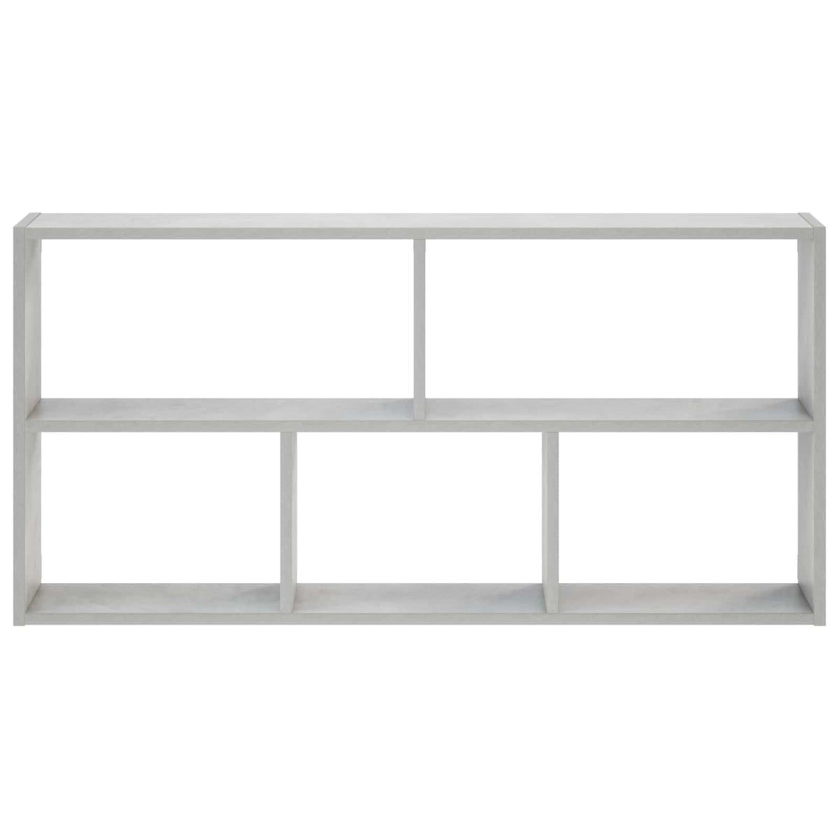 Polica na zidu Betonska siva 102 x 17 x 50 cm Konstruirano drvo