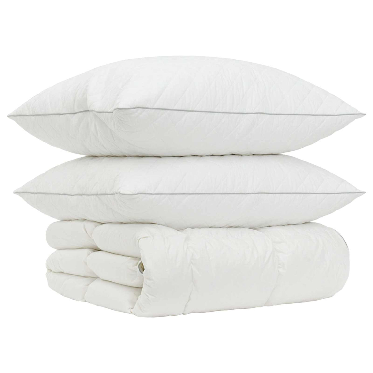 90% guska dol set FULDA 3 kom. 155 x 220 cm Zima 300 GSM Bijela