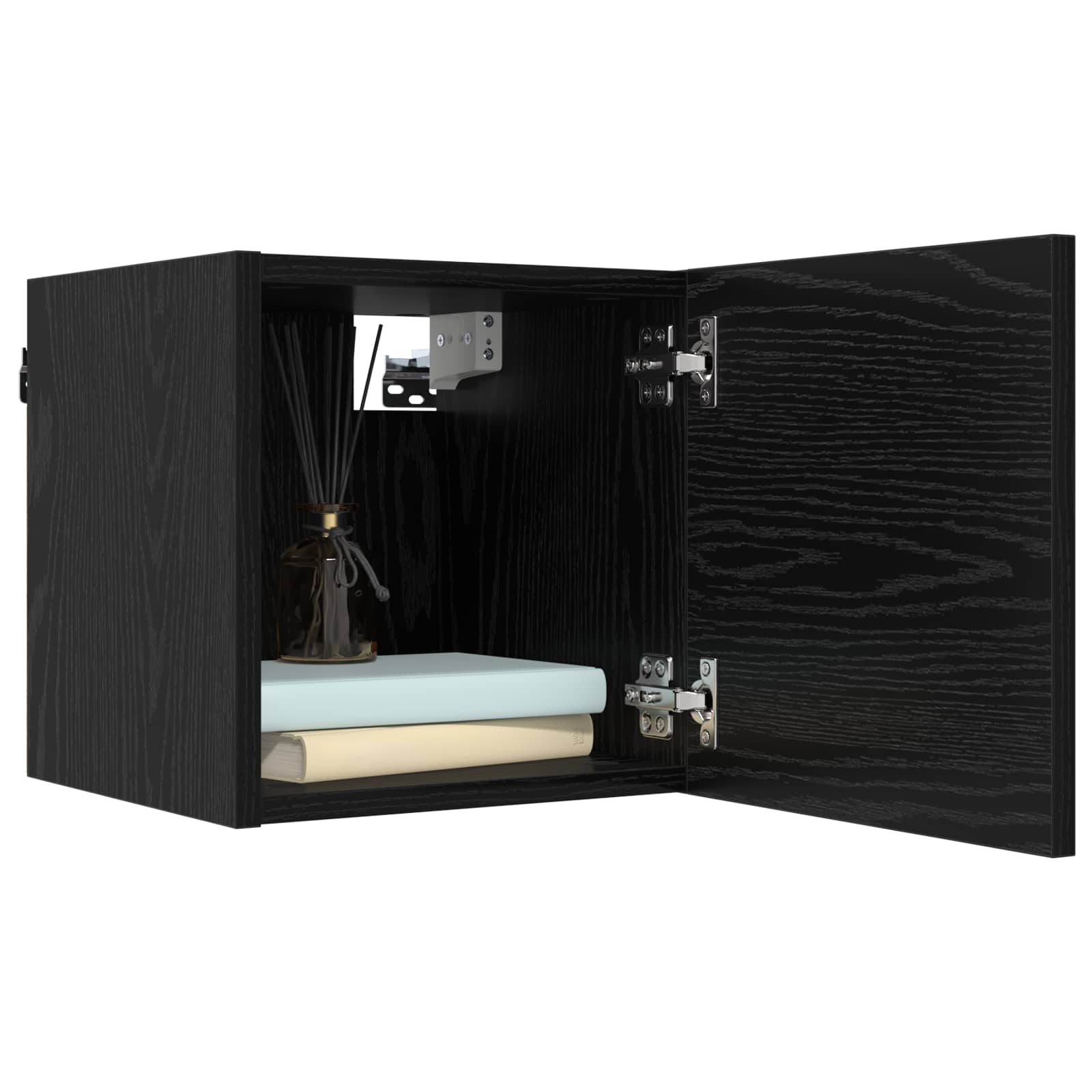 Set TV komoda 8 pcs 100 x 30 x 30 cm Crni hrast