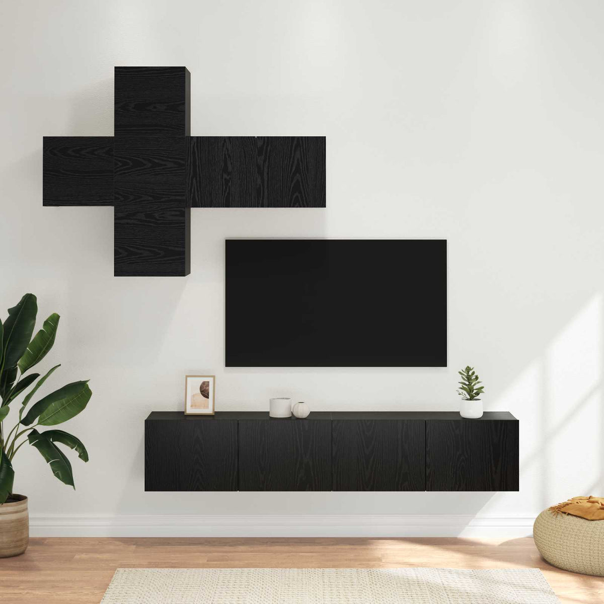 Set TV komoda 3 kom. Konstruirano drvo
