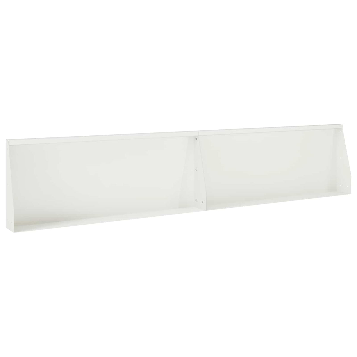 Zid za zadržavanje 2 kom. 100 x 12 x 40 cm Čelik Bijela
