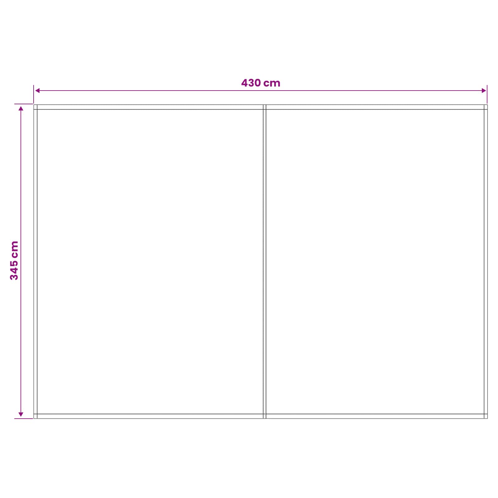 Zamjensko platno za tendu Antracit 450 × 350 cm Poliester