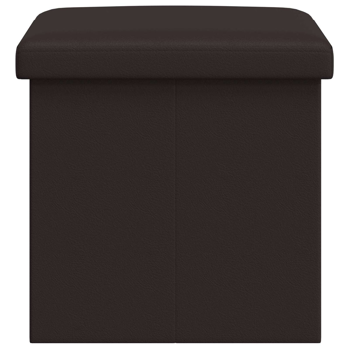 Sklopiva klupa za pohranu Smeđa 180 kg 80 L 77 x 38 x 38 cm PVC