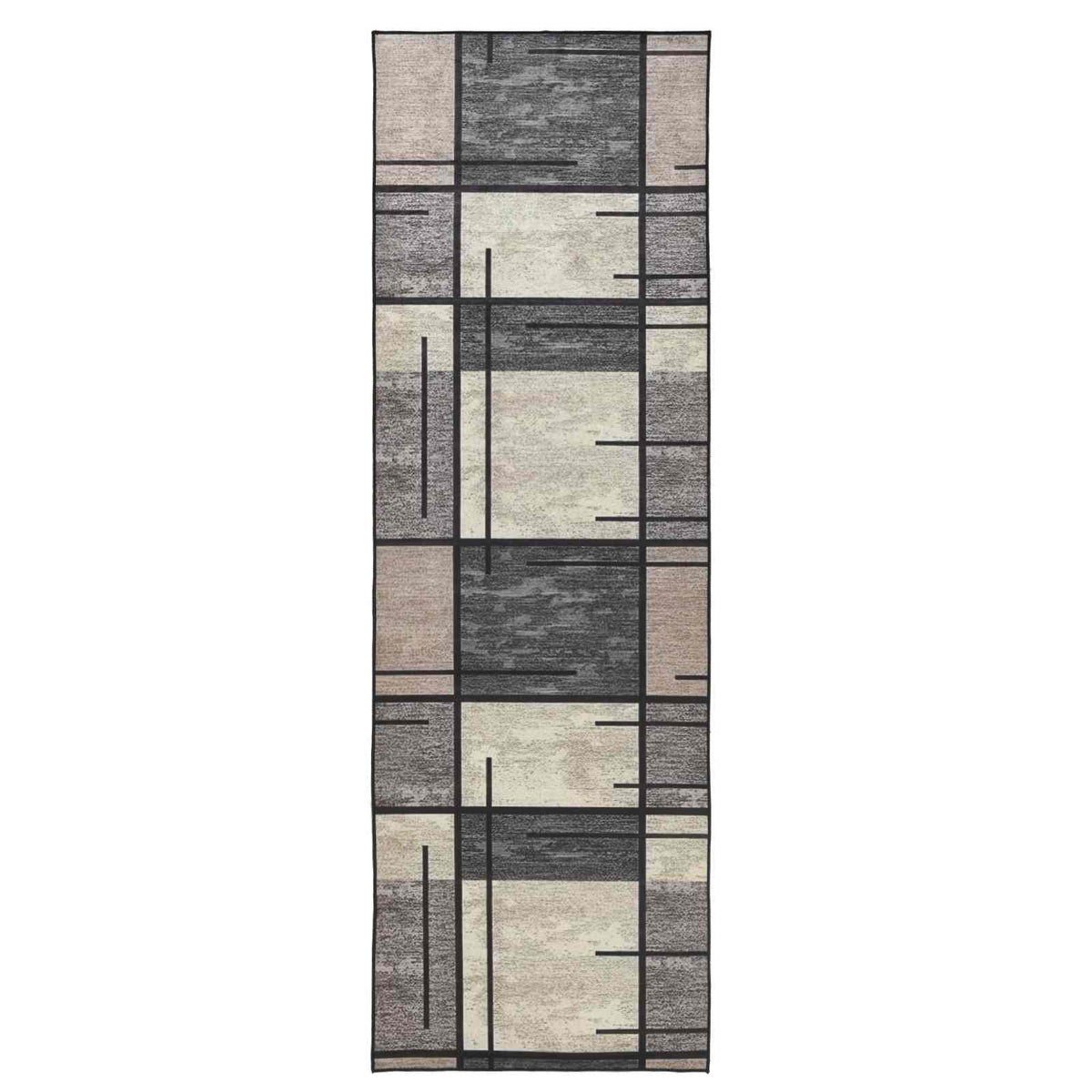 Traka za tepih LESAKA Smeđa 100 x 100 cm Dijamantni baršun
