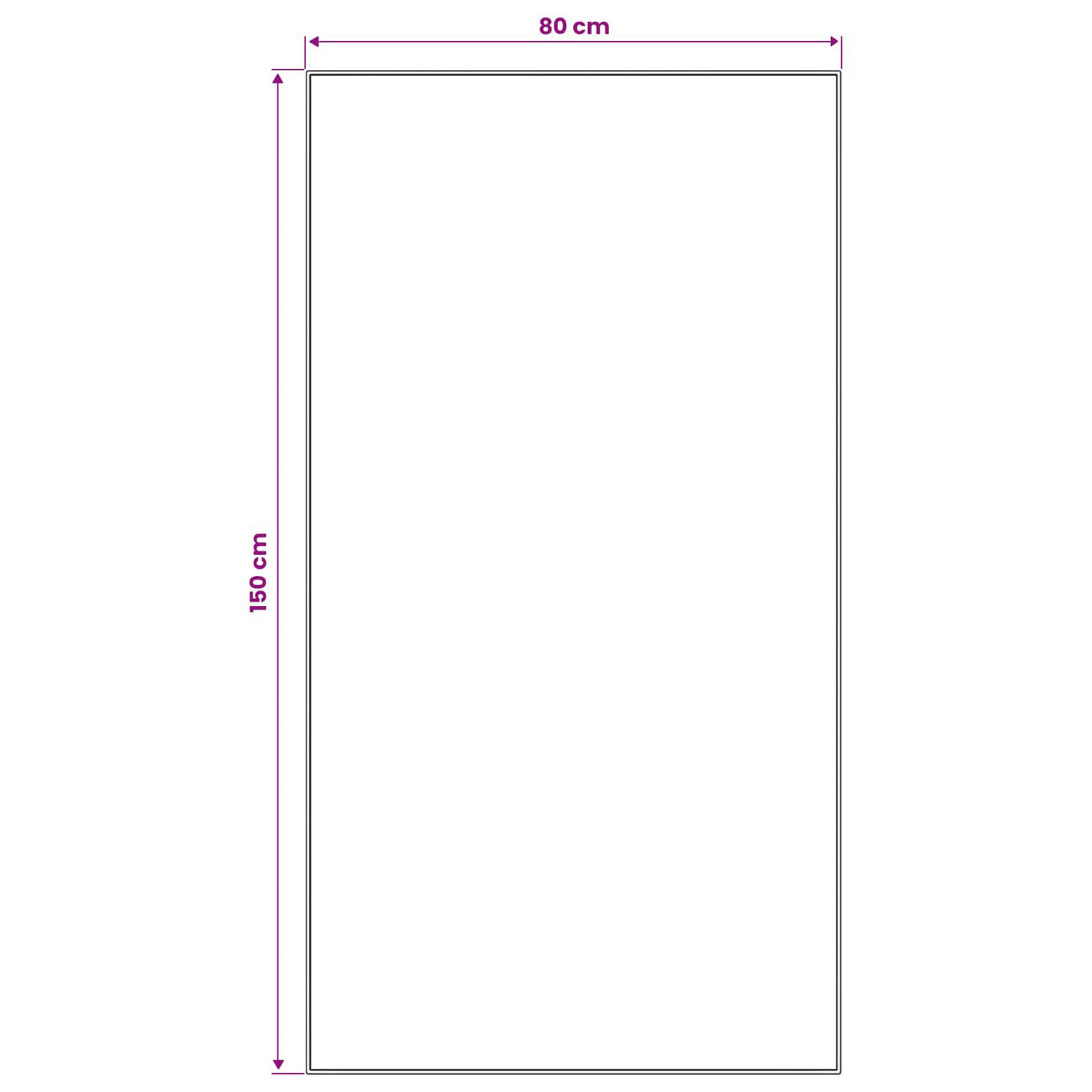 Traka za tepih LESAKA šareni 80 x 150 cm Dijamantni baršun