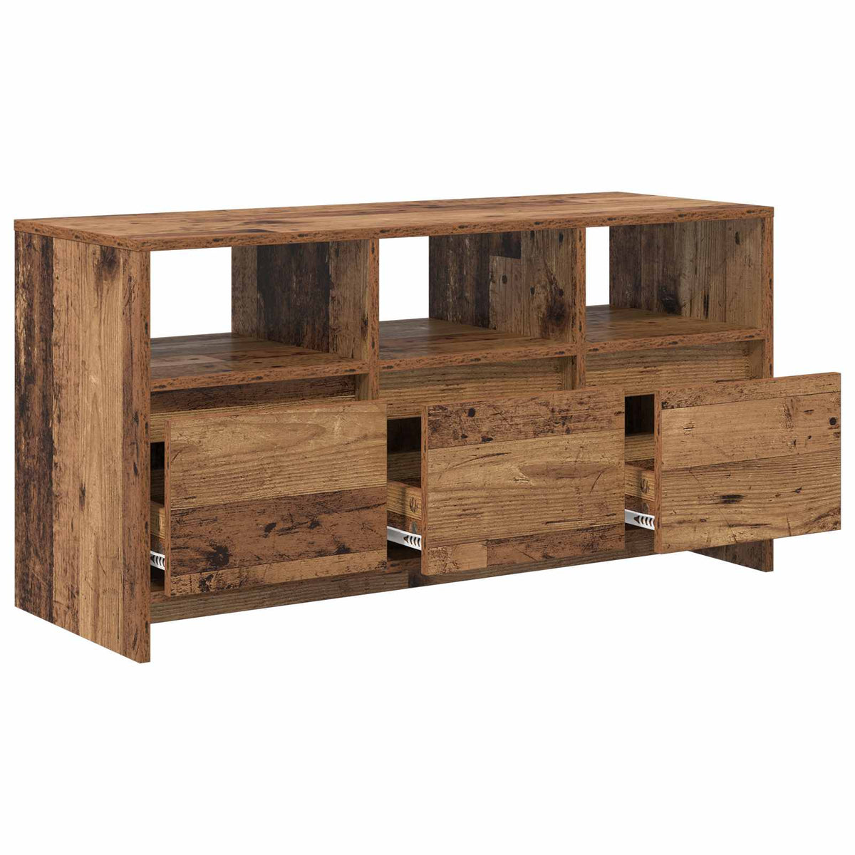 TV komoda 102 x 37,5 x 52,5 cm Drvo hrasta Konstruirano drvo